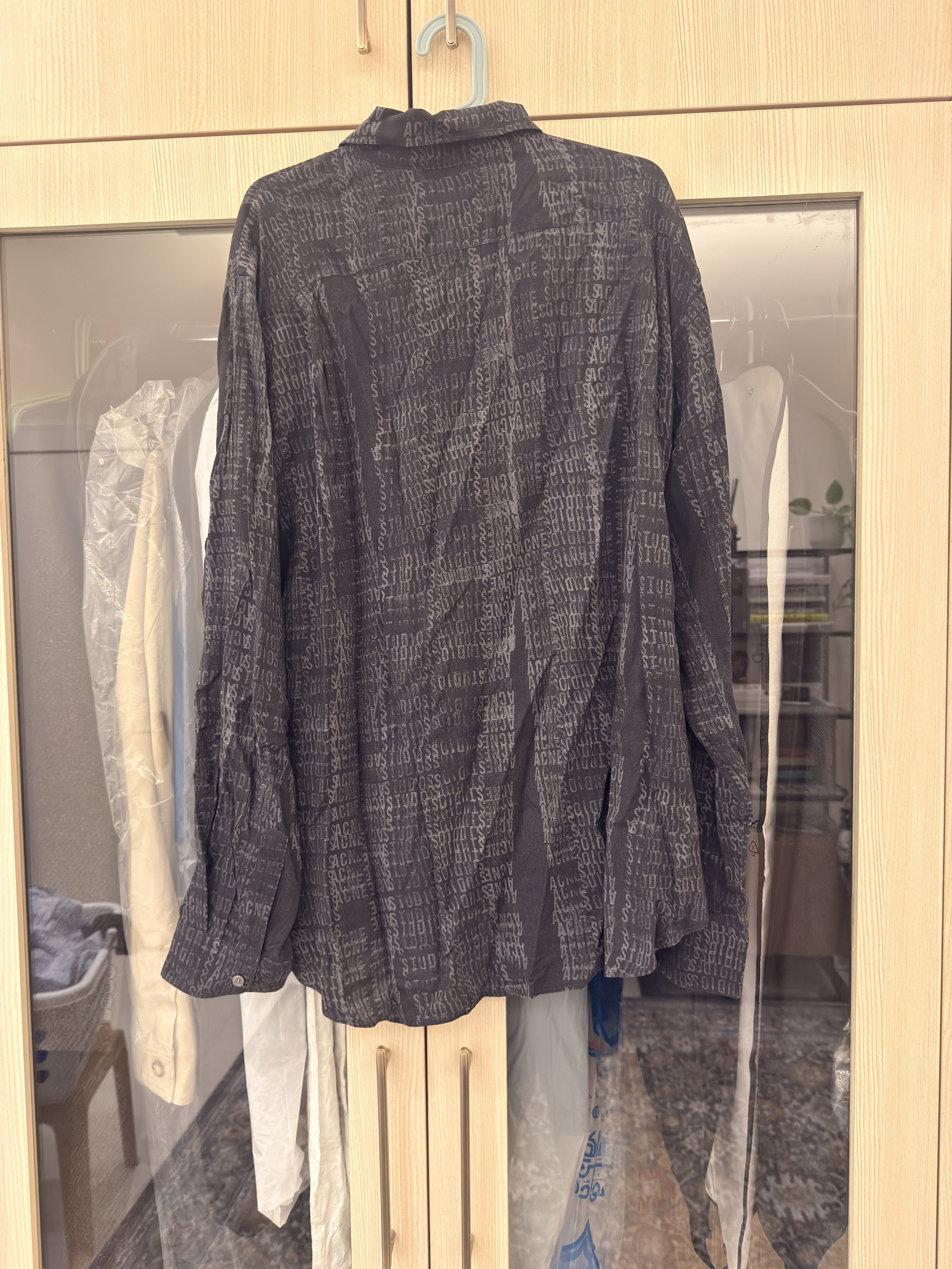 Acne Studios All over print shirt Size US M / EU 48-50 / 2 - 2 Thumbnail