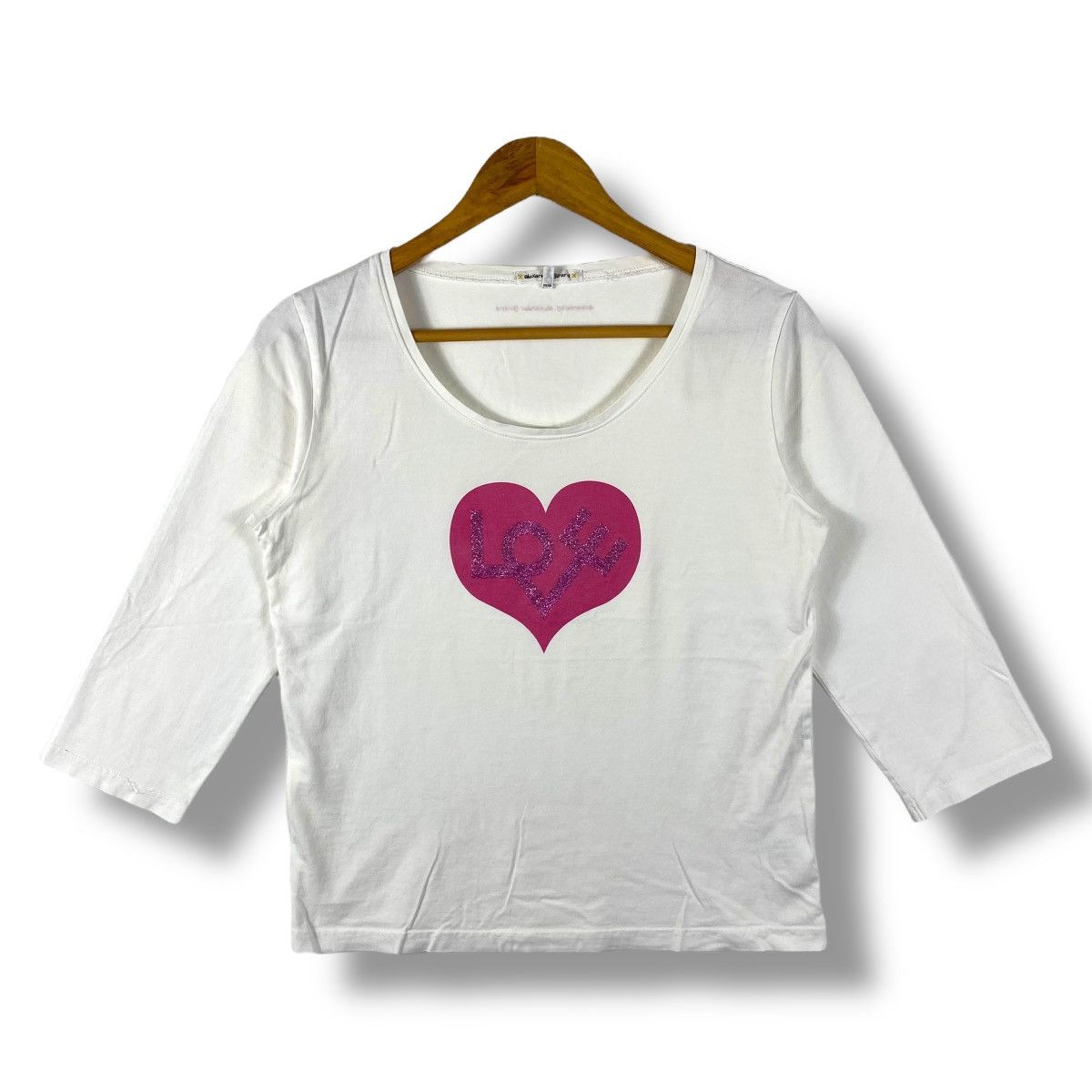 Vintage Vintage ALEXANDER GIRARD Love Heart Graphic Women Longsleeve Size L / US 10 / IT 46 - 1 Thumbnail