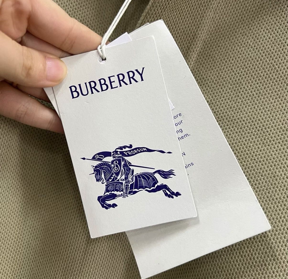 Burberry Burberry Back Knight Embroidered Short Sleeve Polo Shirt J41 Size US XL / EU 56 / 4 - 4 Thumbnail