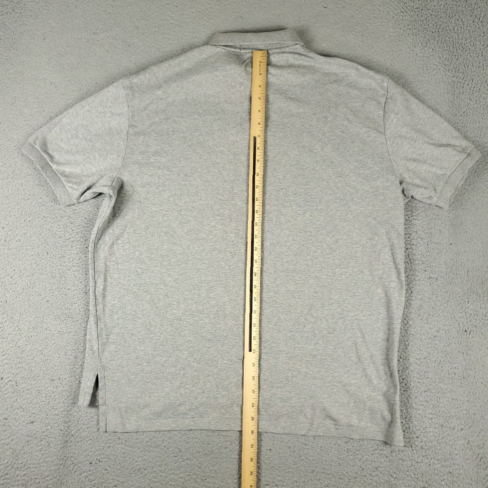 Ralph Lauren VINTAGE Ralph Lauren Polo Shirt Mens XL Gray Cotton Short Sleeve Casual Classic Preppy Size US XL / EU 56 / 4 - 4 Thumbnail