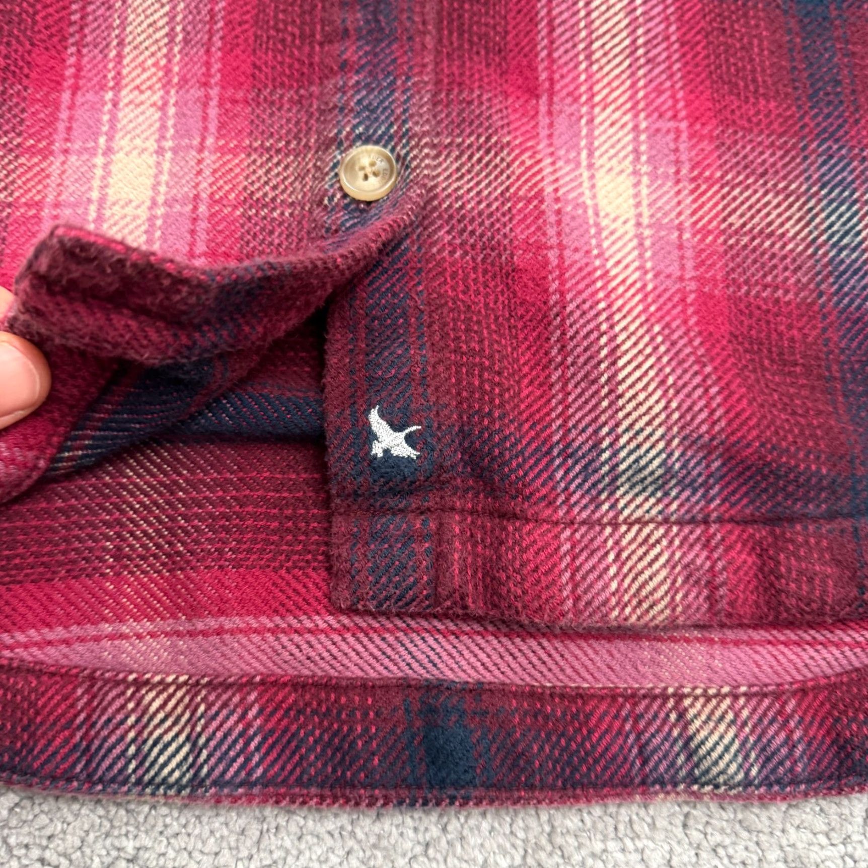 Eddie Bauer Eddie Bauer Button-Down Flannel Shirt Womens Small Red Plaid Cotton Size S / US 4 / IT 40 - 7 Thumbnail