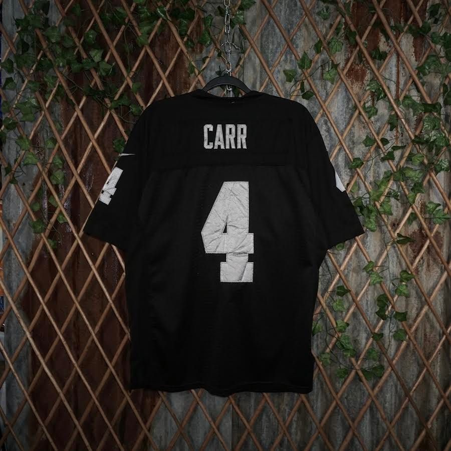 NFL L - Vintage / Y2K NFL Raiders #4 Derek Carr NFL Nike Jersey Size US L / EU 52-54 / 3 - 2 Thumbnail