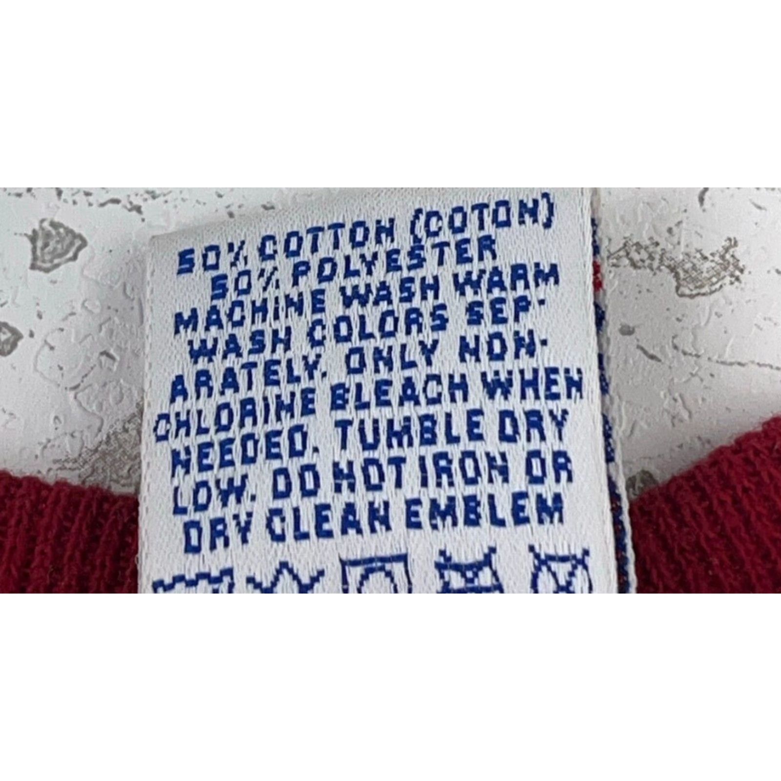 Russell Athletic VINTAGE Russell Sweatshirt Men 2XL Red Crewneck Sweatshirt USA 50/50 Embroidered Logo Baseball Basketball Hipster Retro Classic American Mens Size US XXL / EU 58 / 5 - 7 Thumbnail