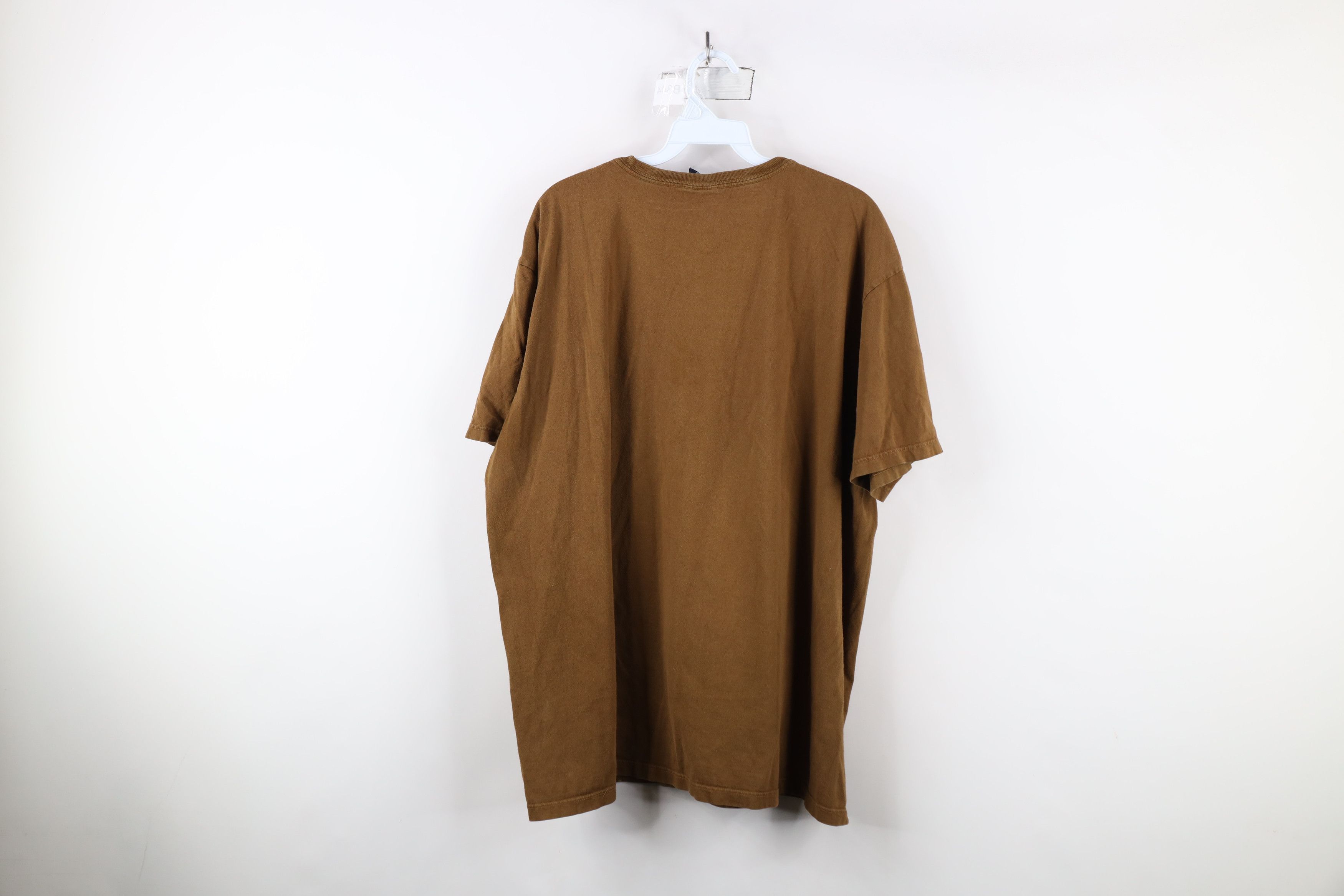 Ralph Lauren × Vintage Vintage 90s Ralph Lauren Short Sleeve T-Shirt Brown Cotton Size US XL / EU 56 / 4 - 12 Thumbnail
