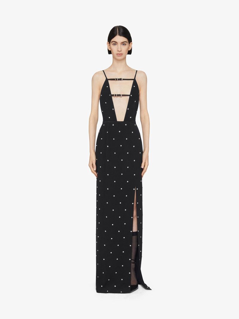 Givenchy o1n1vont0326 Voyou Evening Dress in Black Size XS / US 0-2 / IT 36-38 - 2 Thumbnail