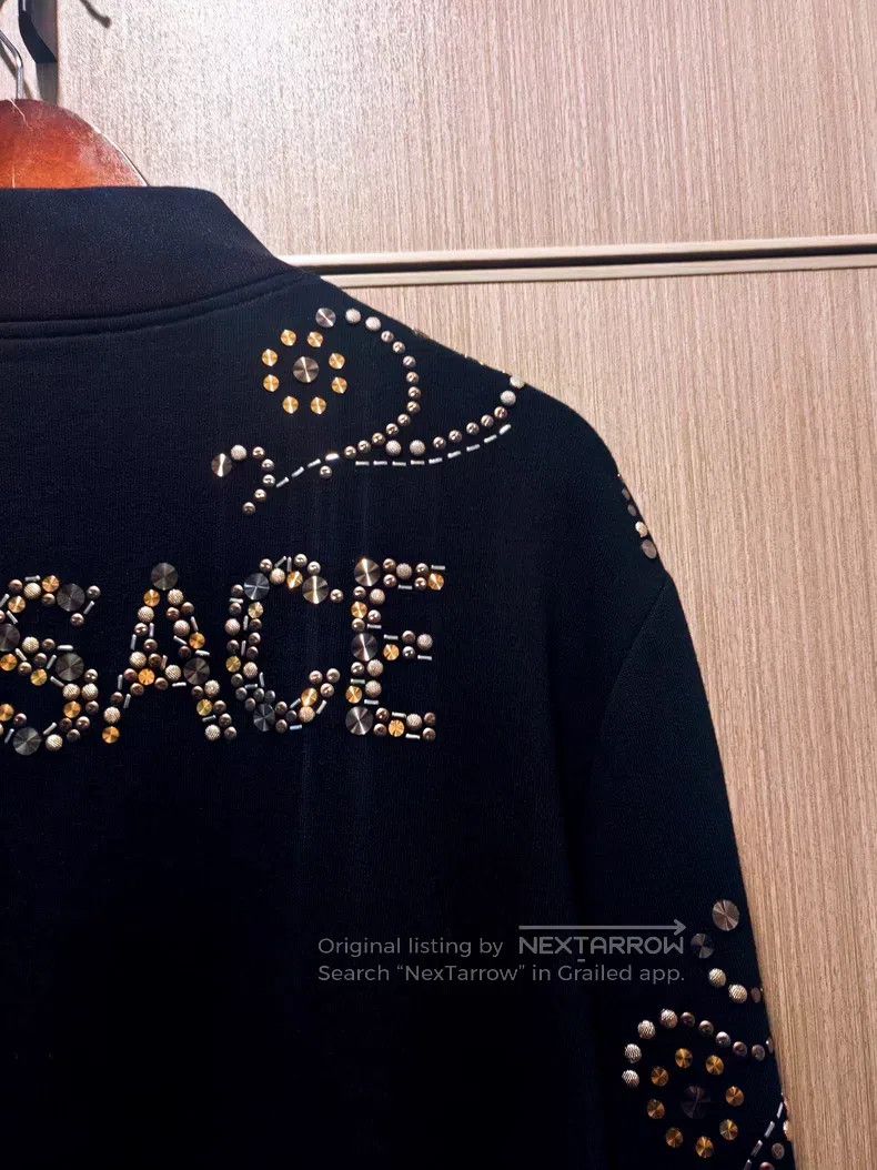 Versace Versace Metal studded logo zipper jacket Size US L / EU 52-54 / 3 - 7 Thumbnail