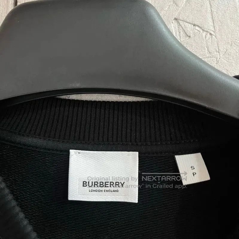 Burberry Burberry Black Cotton Men's Sweatshirt. Size US S / EU 44-46 / 1 - 2 Thumbnail
