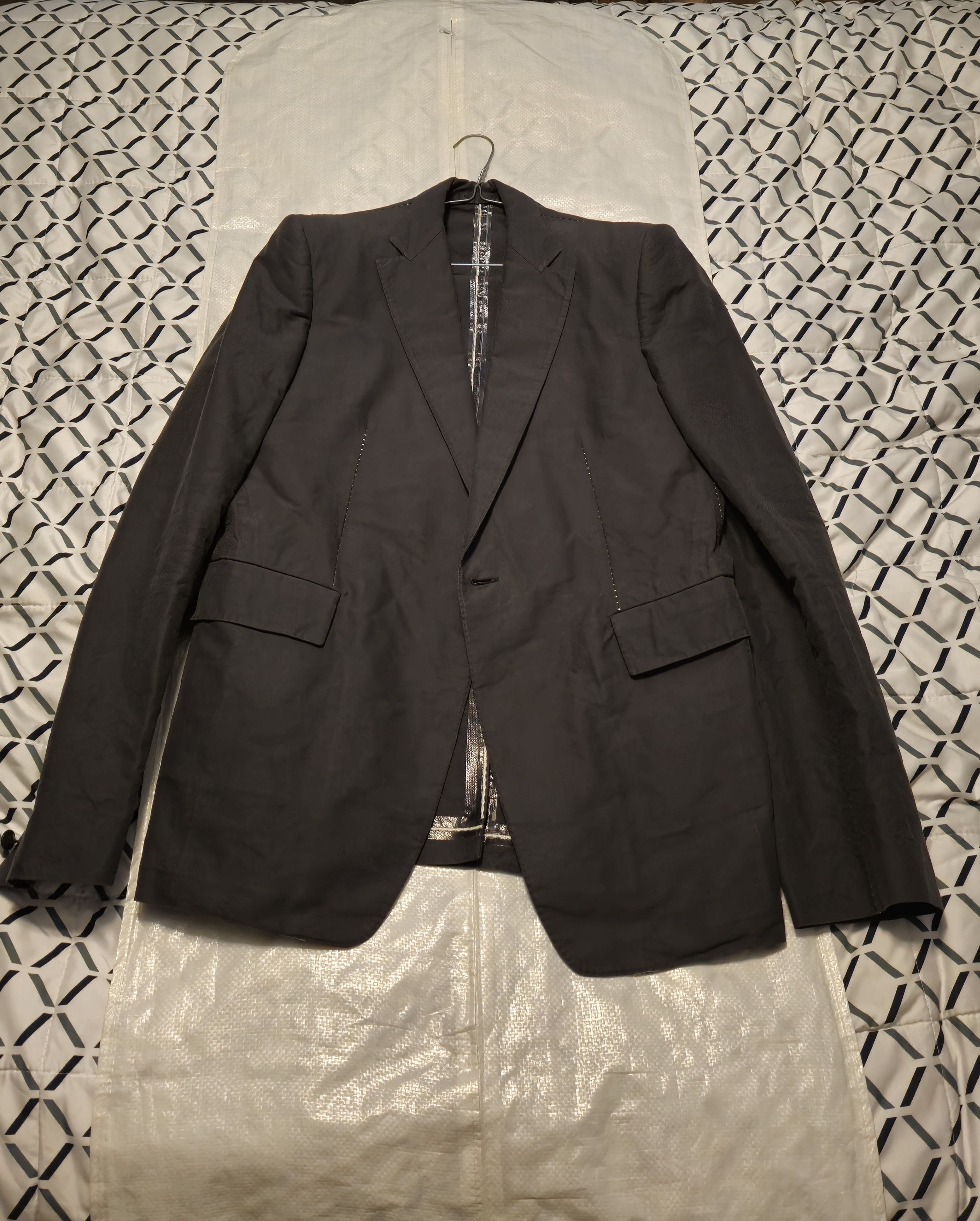 Carol Christian Poell Carol Christian Poell Unlined Meltlocked 1-Button  Jacket | Grailed