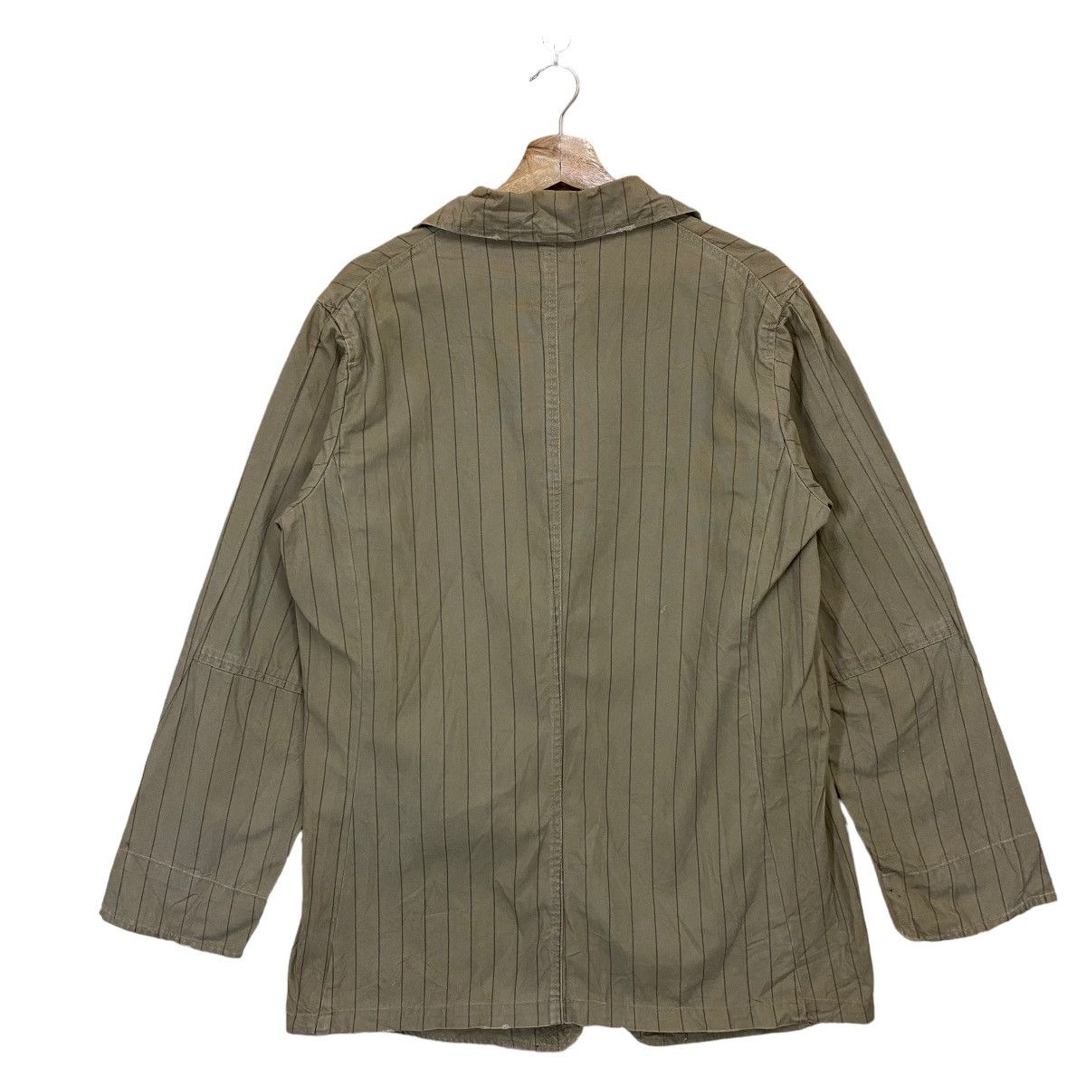 Japanese Brand Power To The People Stripe Button Coat Size US M / EU 48-50 / 2 - 18 Thumbnail