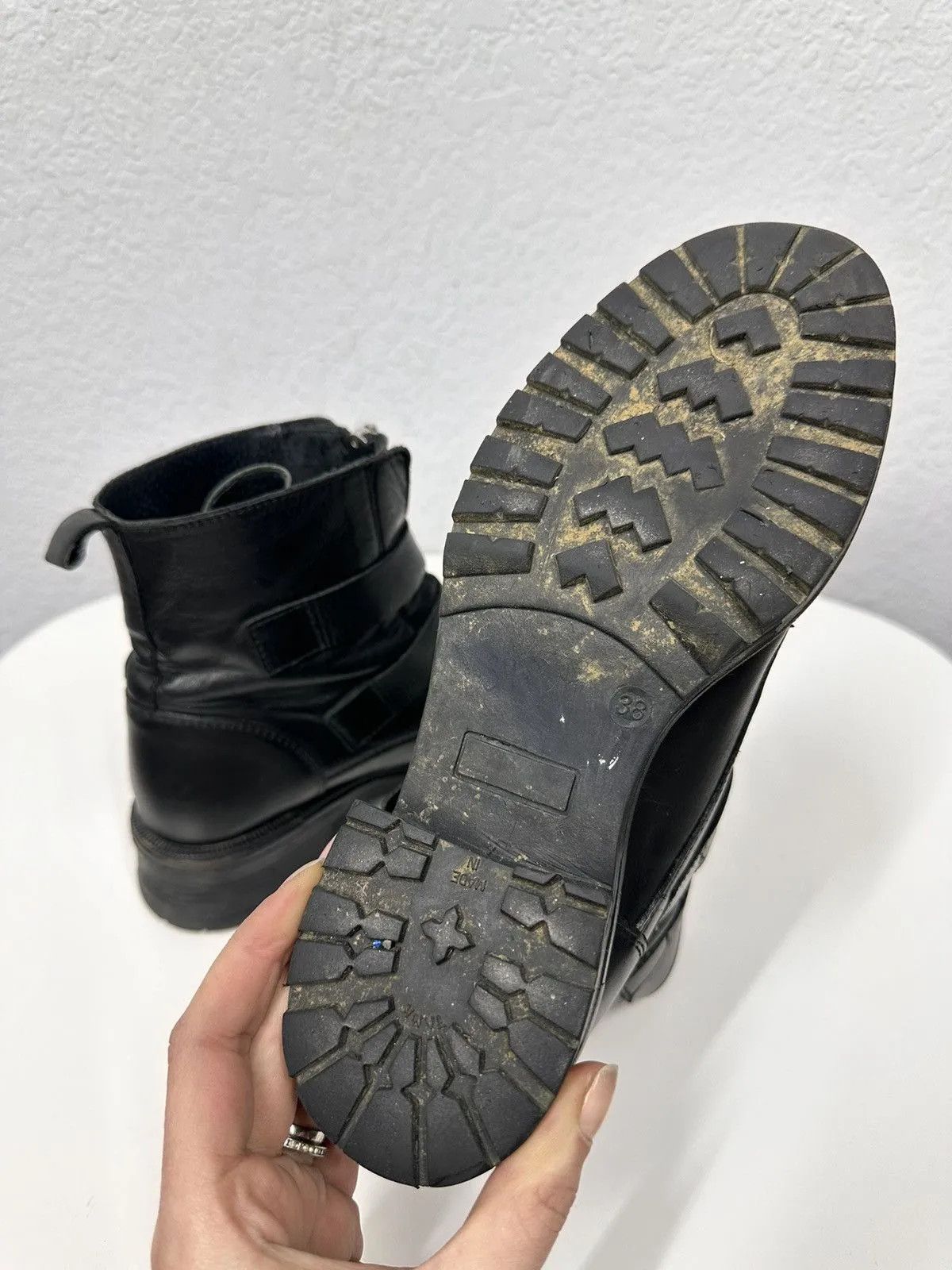 A.S.98 Metal Zip A.S. 98 Leather Boots Vintage High Streetwear Size US 8 / IT 38 - 9 Thumbnail