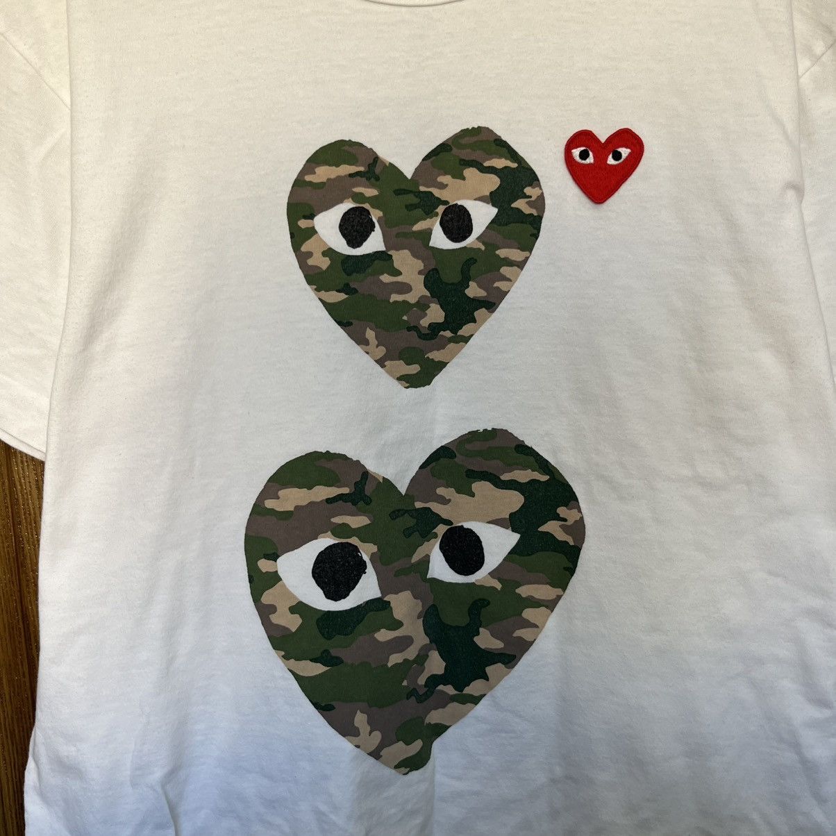 Comme des Garcons CDG Play Big Logo Heart T-Shirt Tee