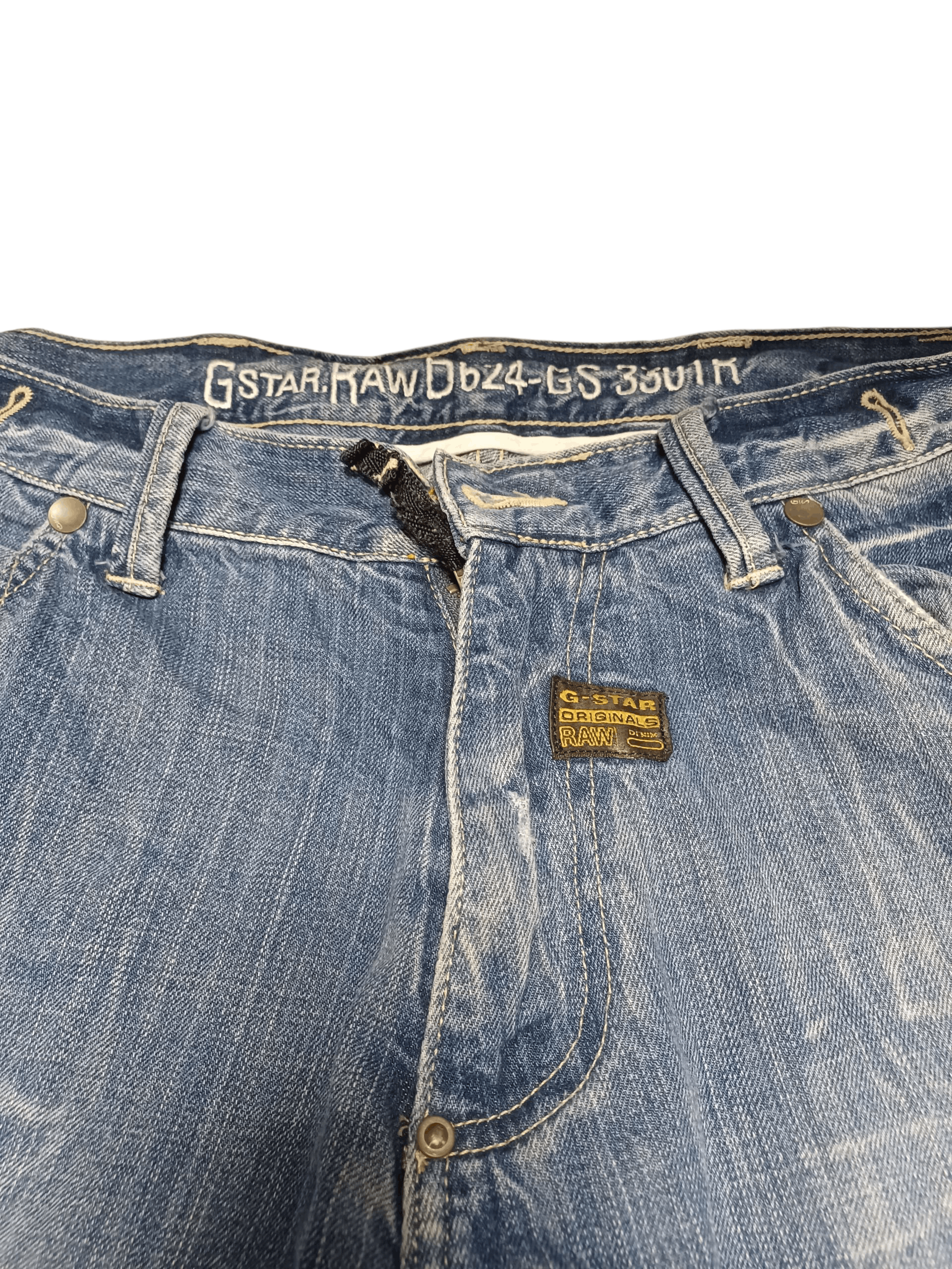 G-Star G STAR RAW MULTIPOCET CARGO DOUBLE KNEE JAPANESE JEANS DENIM Size US 32 / EU 48 - 3 Thumbnail