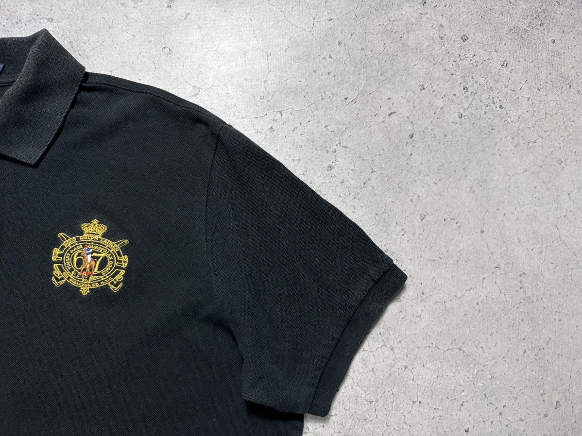 Polo Ralph Lauren Polo Ralph Lauren #3 Black Polo Shirt Vintage Size US XXL / EU 58 / 5 - 2 Thumbnail
