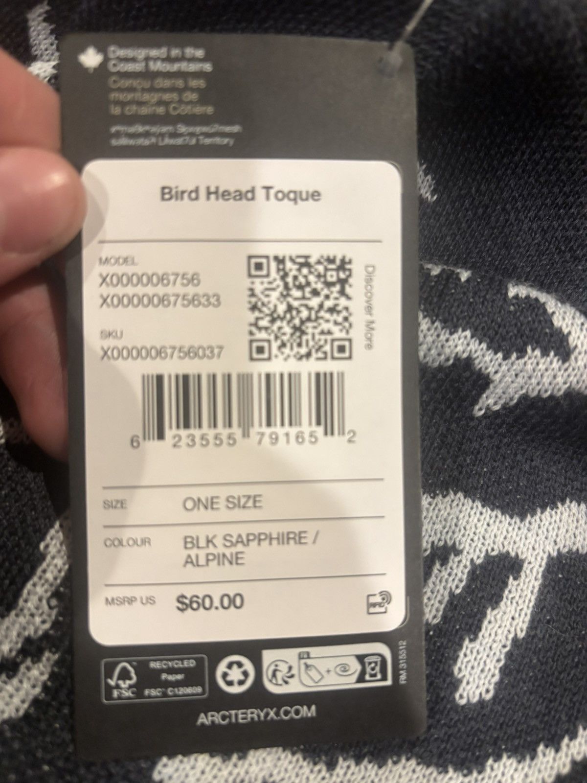 Arc'teryx Arc’teryx Bird Head Toque Beanie Size ONE SIZE - 2 Thumbnail