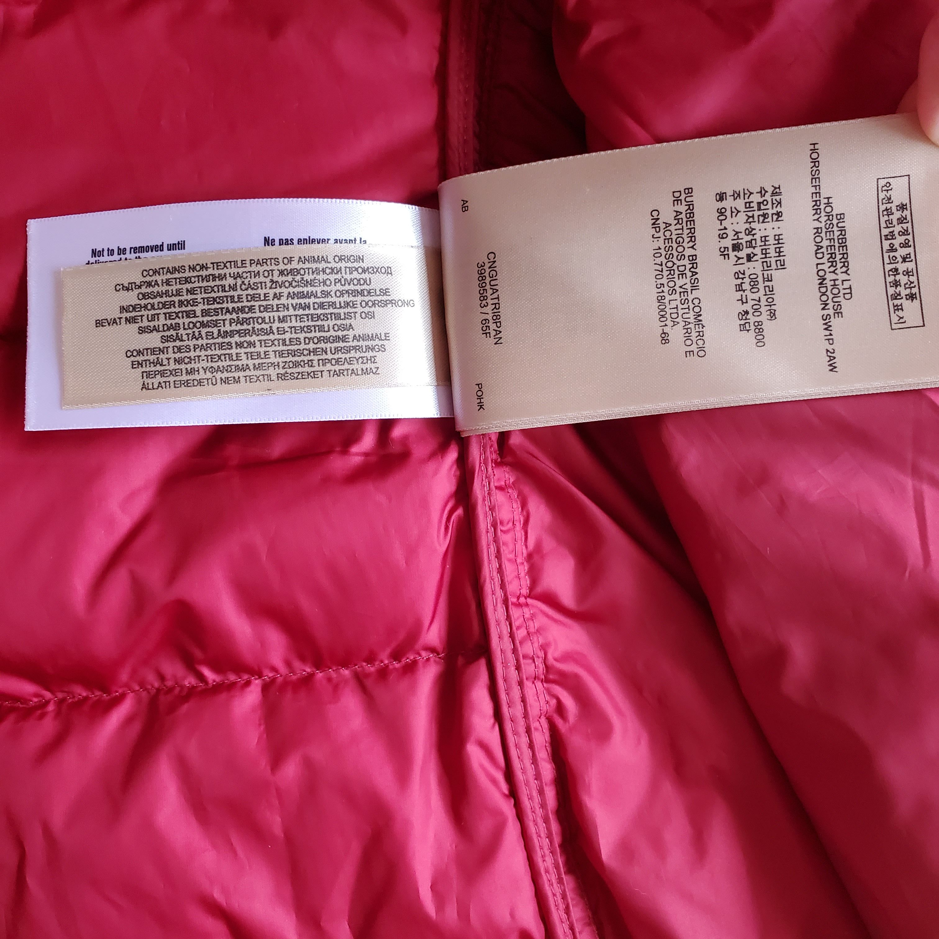 Burberry BURBERRY BRIT DALESBURY Bright Quilted Down Puffer Jacket Size S / US 4 / IT 40 - 9 Thumbnail