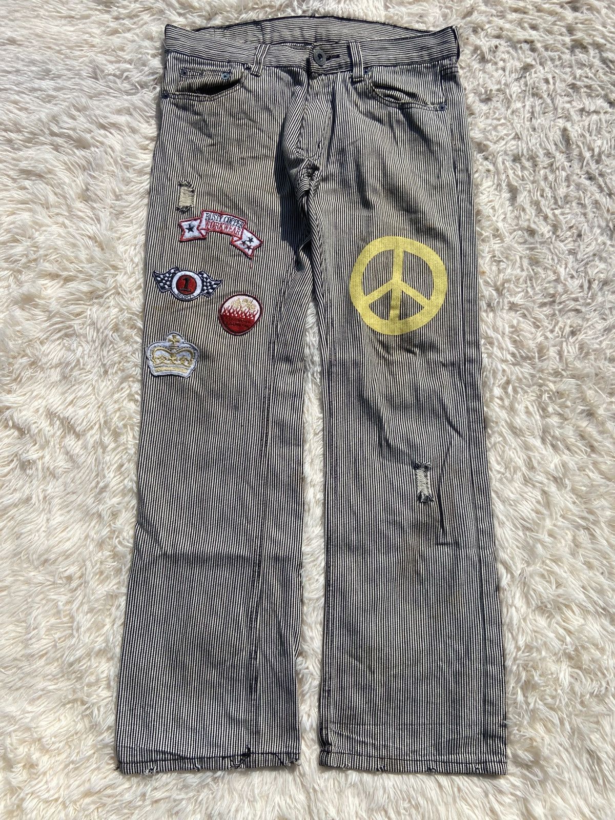 Other “Peace” Hickory Hippie Style Jeans Size US 34 / EU 50 - 1 Thumbnail