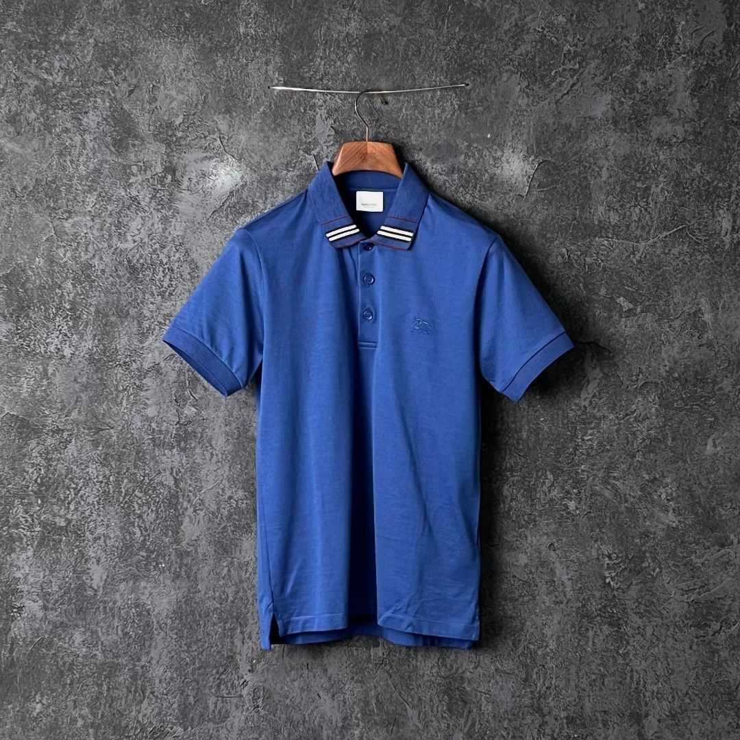 Burberry Burberry Cotton Blue Polo xs Men Size US XS / EU 42 / 0 - 1 Thumbnail