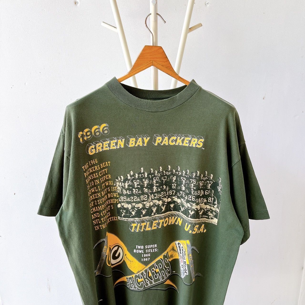 Vintage 90s Green Bay Packers players NFL t-shirt/ L Size US L / EU 52-54 / 3 - 3 Thumbnail