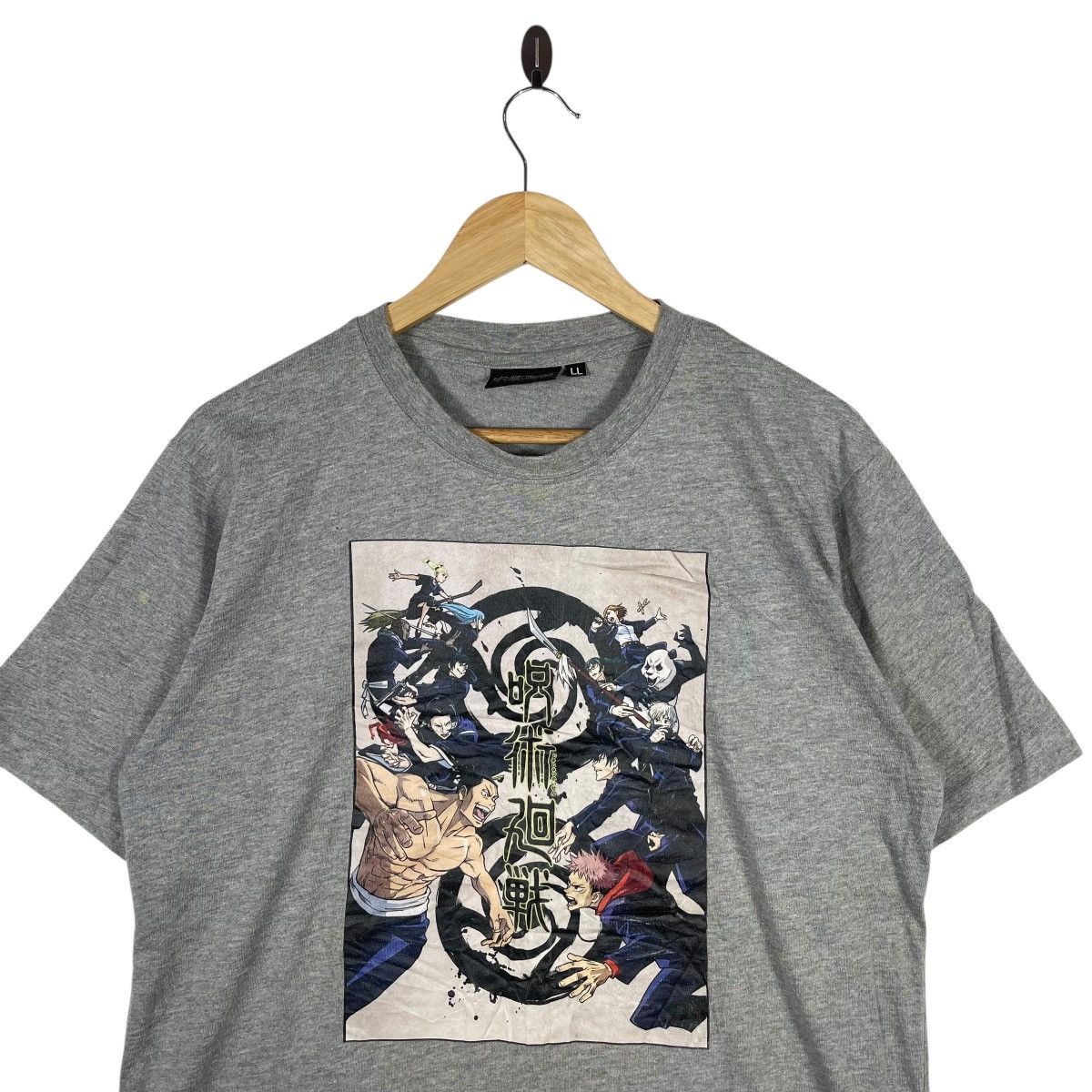 Vintage JUJUTSU KAISEN 呪術廻戦 ANIME GRAPHIC T-SHIRT STREETWEAR JAPAN Size US XL / EU 56 / 4 - 2 Thumbnail