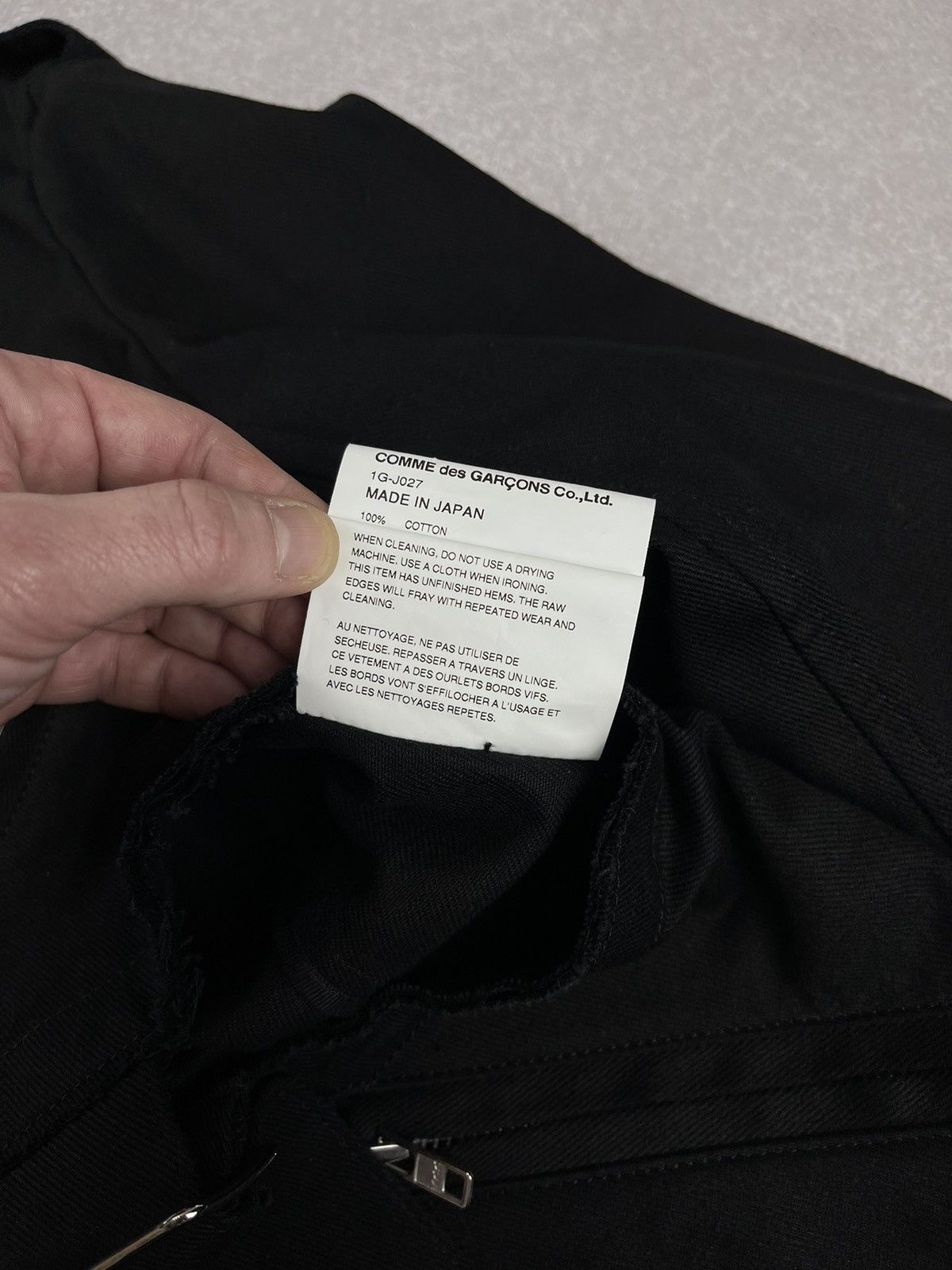 Comme des Garcons × Comme des Garcons Black × Japanese Brand Comme des Garcons Black Bondage Biker Moto Jacket Men’s Size US XL / EU 56 / 4 - 14 Thumbnail