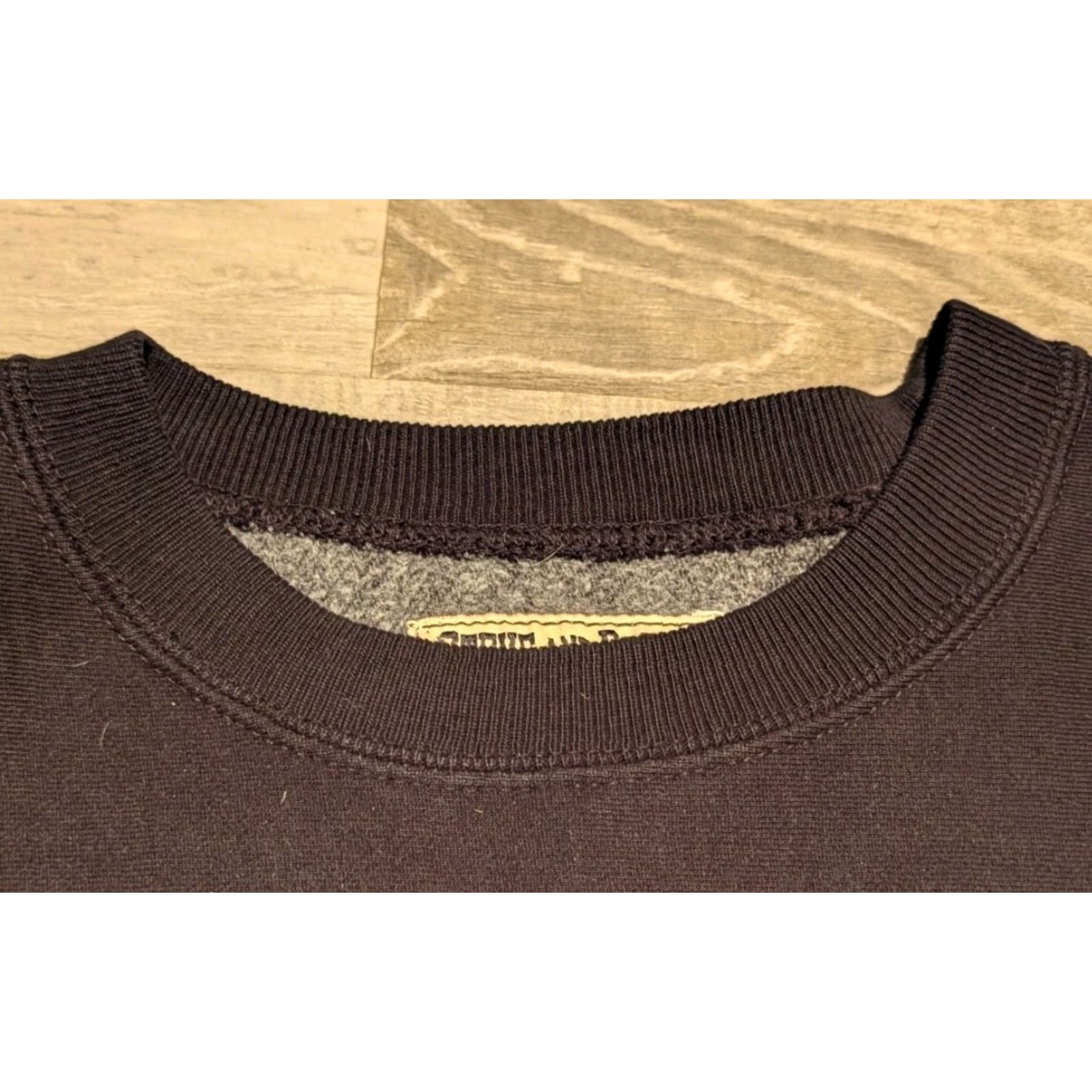 Vintage VINTAGE Steve & Barry's Detroit Crewneck Reverse Weave Sweatshirt Shirt M Black Mens 90s Detroit Team Logo Embroidered Heavyweight Pullover Size US M / EU 48-50 / 2 - 6 Thumbnail