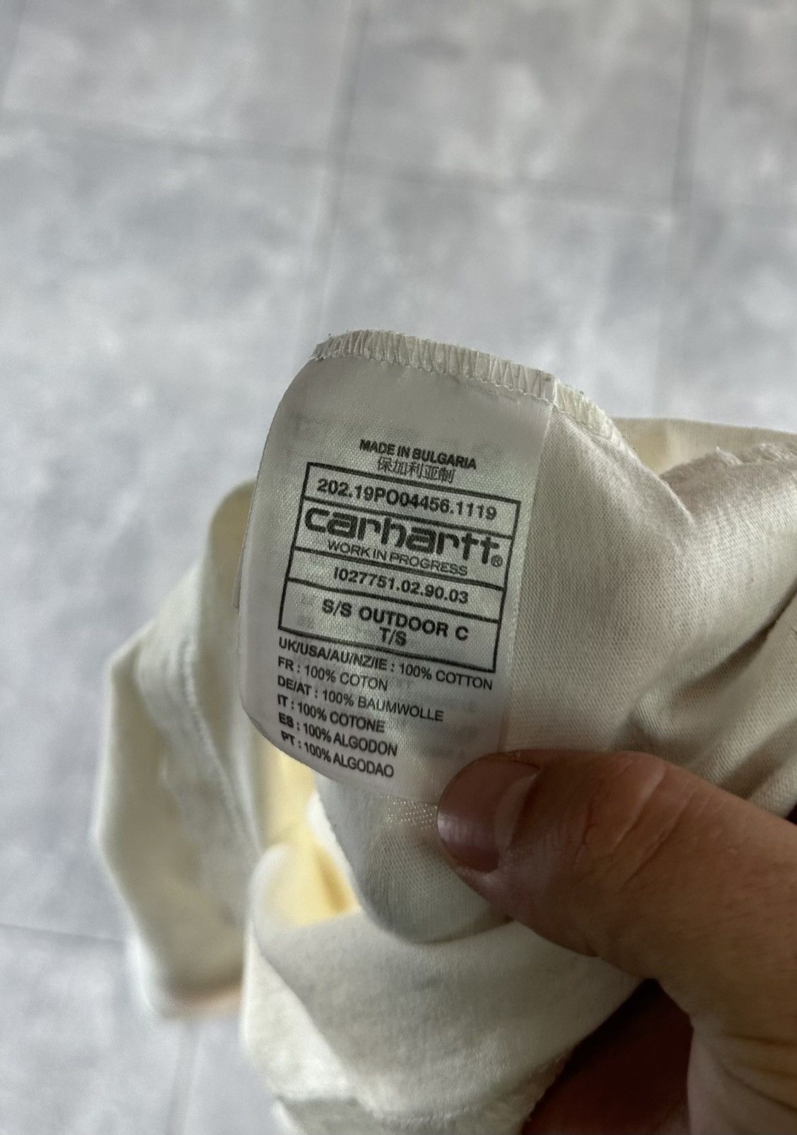 Carhartt Carhartt Outdoor Life Overprint Logo T-Shirt Size US L / EU 52-54 / 3 - 9 Thumbnail