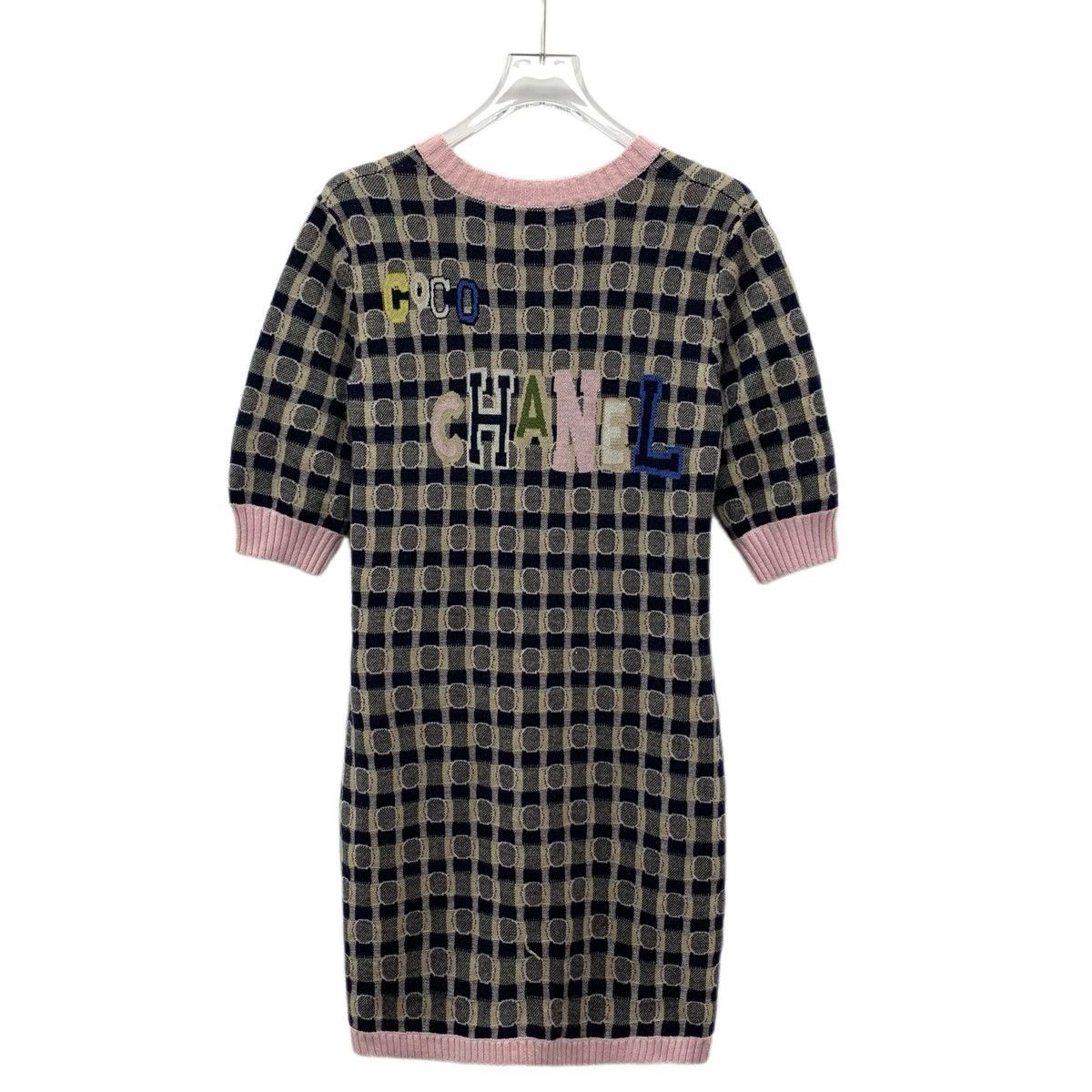 Chanel Chanel Cashmere V-neck Short Sleeve Knitted Dress K26WX Size XS / US 0-2 / IT 36-38 - 2 Thumbnail