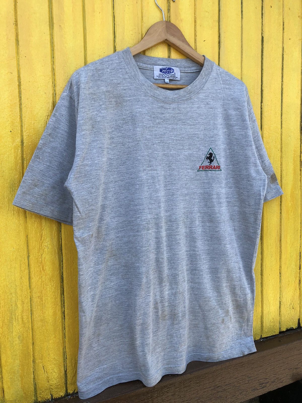 Ferrari × Japanese Brand × Vintage Vintage 90s Magneti Marelli Ferarri Embroidered Logo Tee Size US L / EU 52-54 / 3 - 2 Thumbnail