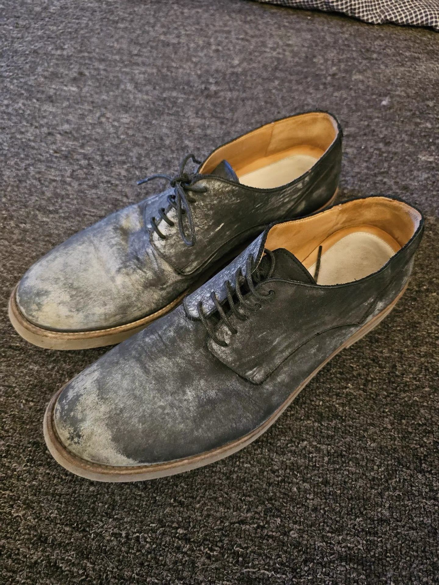 Maison Margiela Maison Margiela Distressed Soft Sole Leather Shoes K30 Size US 10 / EU 43 - 1 Thumbnail