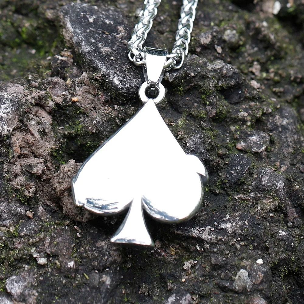 Other Poker A letter Pendant Accessories Necklace Gifts Size ONE SIZE - 4 Thumbnail