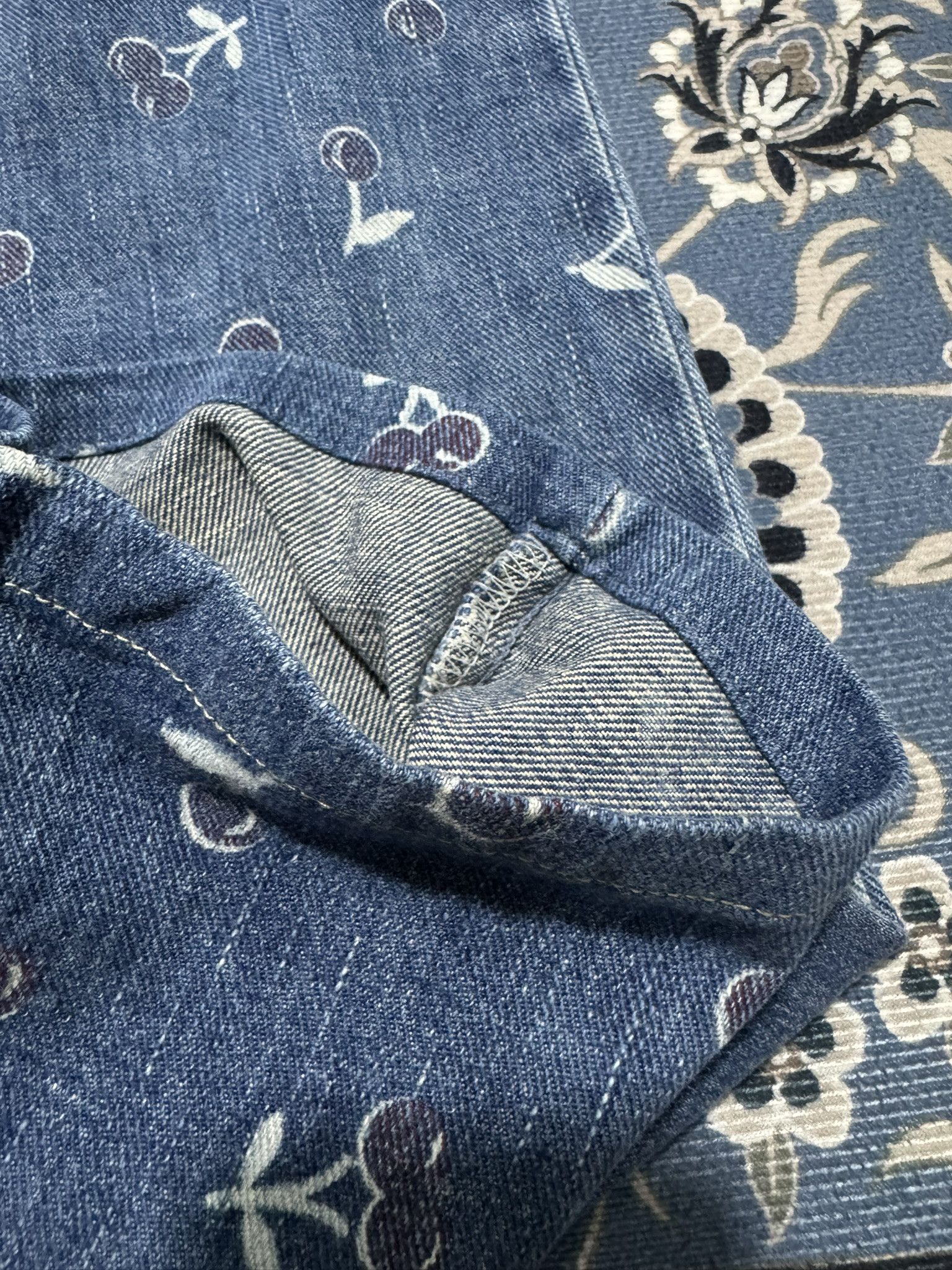 Beauty Beast × Hysteric Glamour × Japanese Brand Vintage hysteric Glamour Kinky Ankle Cut Print Jeans Size US 29 - 8 Thumbnail