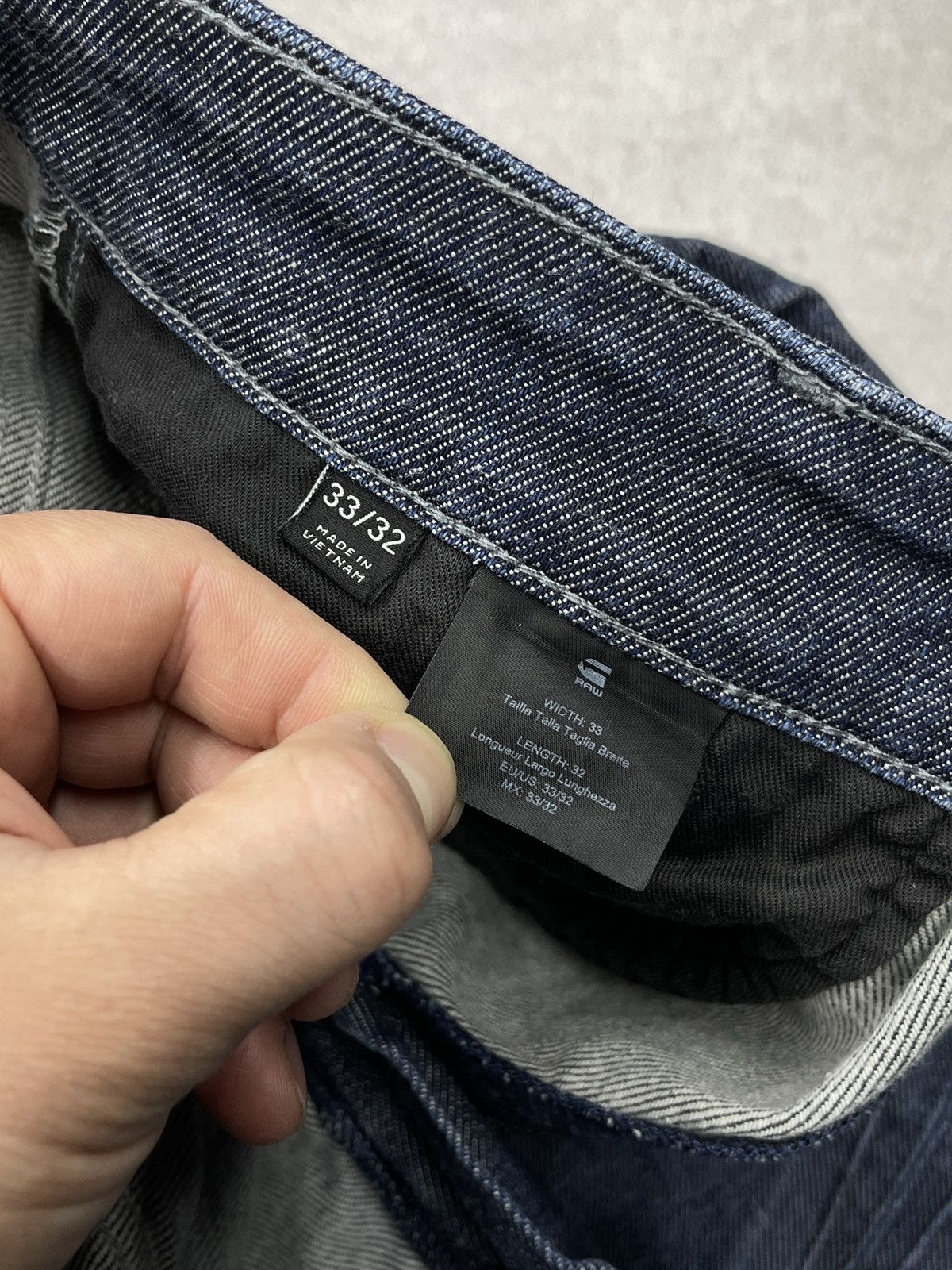 G-Star Vintage G Star Raw Airblaze 3D Premium Denim Jeans Japanese Size US 33 - 18 Thumbnail