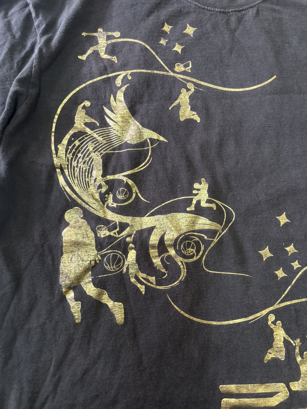 Jordan Brand × Nike × Vintage VTG JORDAN BLACK/GOLD JUMP MAN OVP Size US XL / EU 56 / 4 - 3 Thumbnail