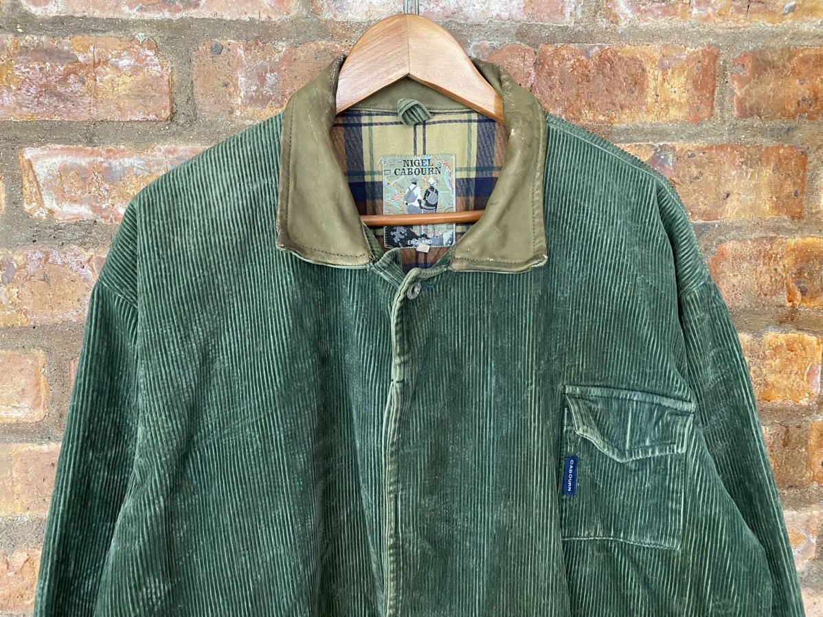 Nigel Cabourn 1990s Nigel Cabourn corduroy heavy leather collar Size US XL / EU 56 / 4 - 3 Thumbnail