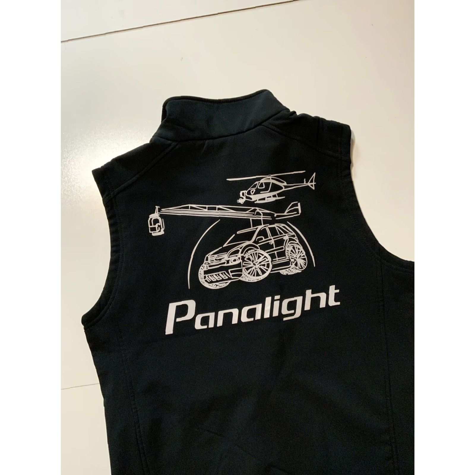 Vintage Panalight Video Production Film Television Softshell Black Zip Vest Jacket XL Sz.XL Men Size US XL / EU 56 / 4 - 4 Thumbnail