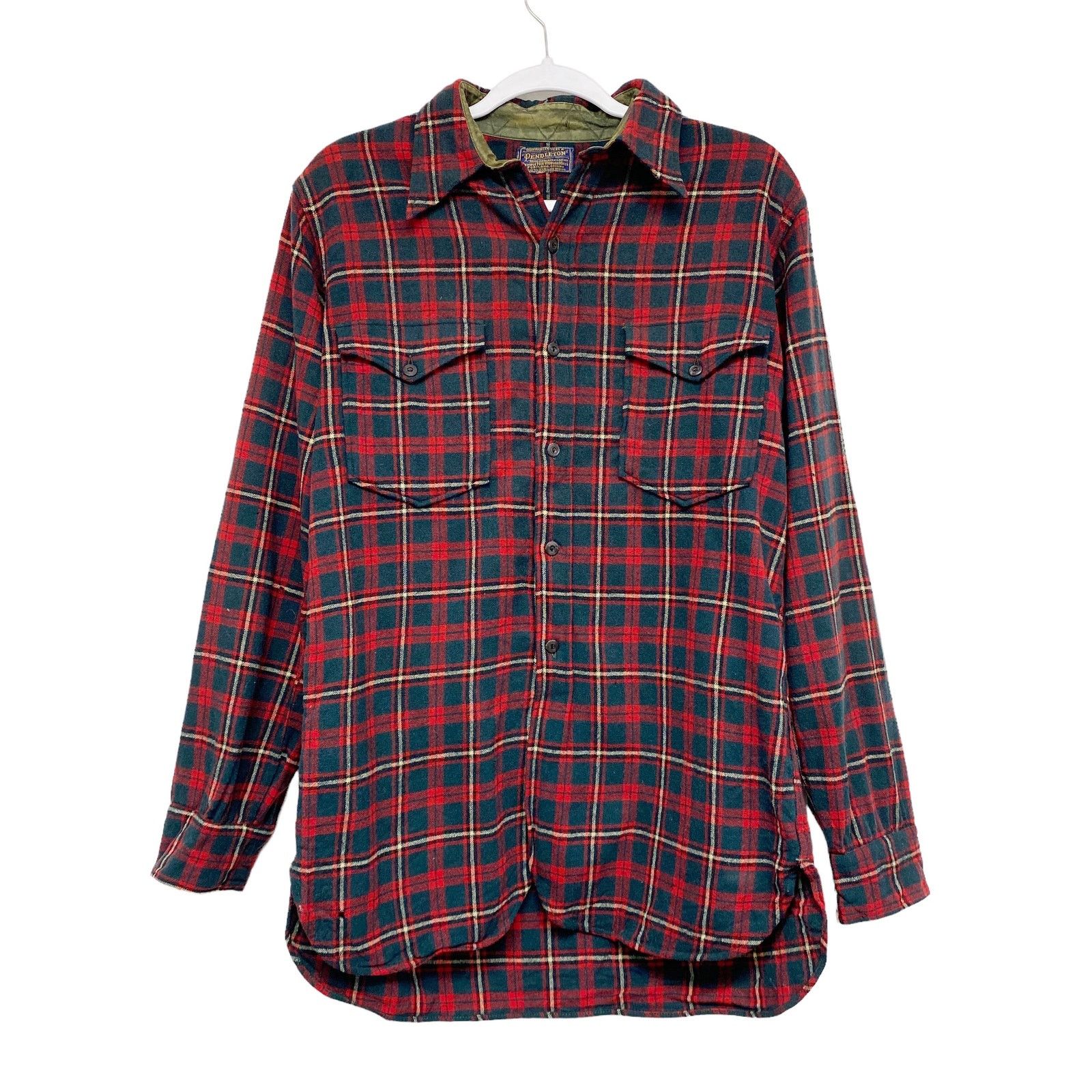 Pendleton Vintage Pendleton Mens USA Wool Long Sleeve Button Up Shirt Size US L / EU 52-54 / 3 - 1 Thumbnail