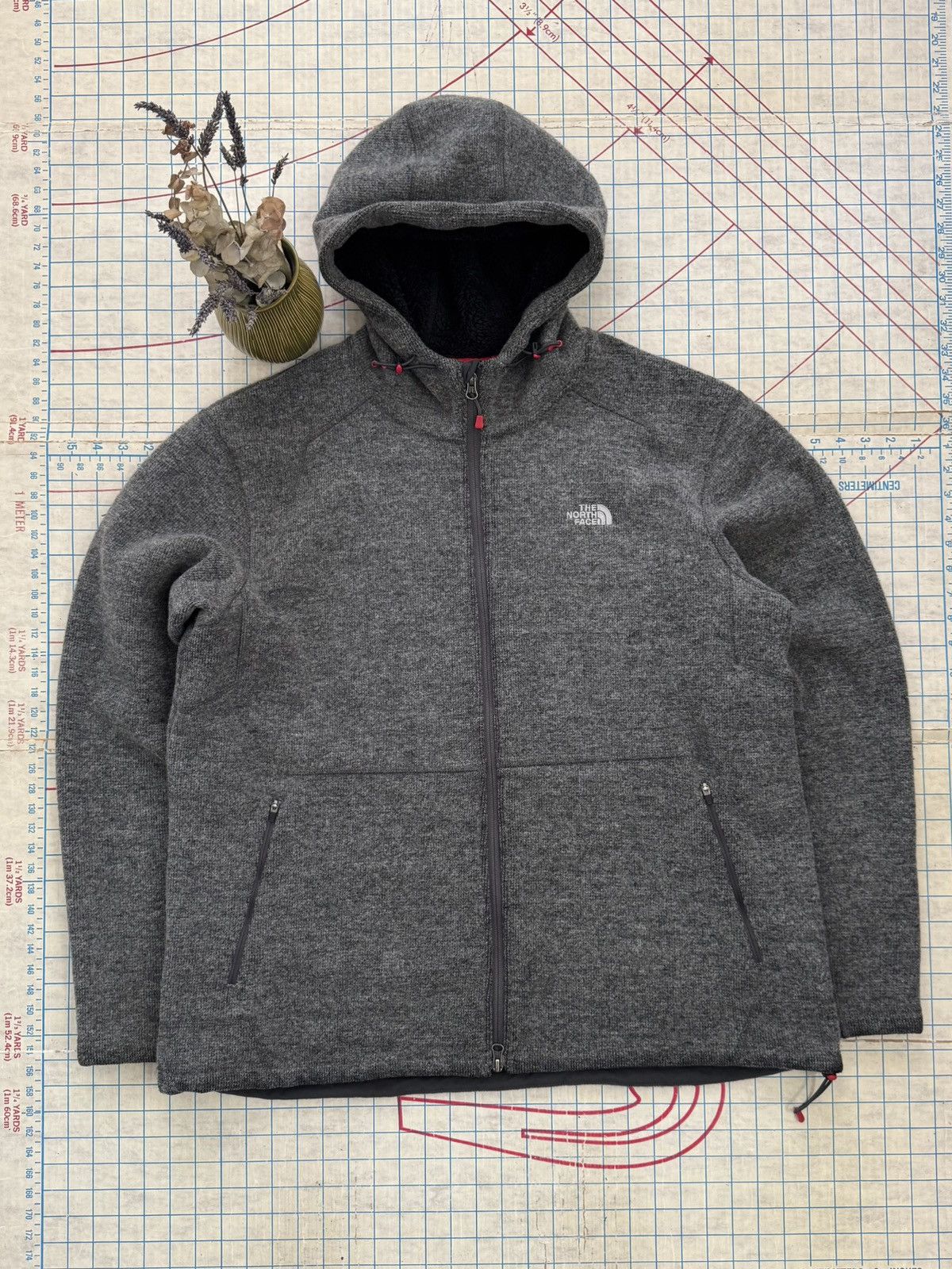 The North Face The North Face Sherpa Lined Hoodie Wool Blend Gray Mens XXL Size US XXL / EU 58 / 5 - 3 Thumbnail