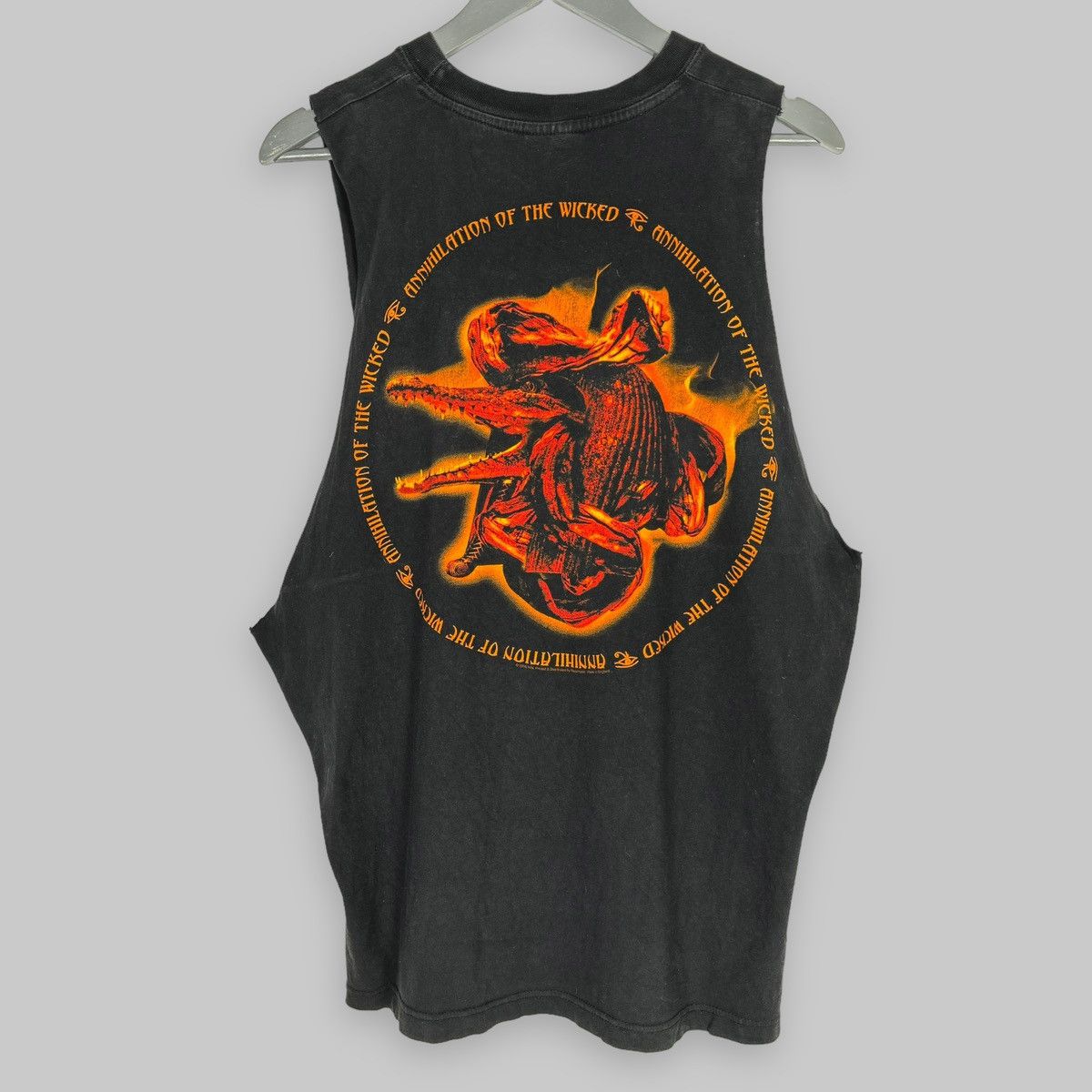 Band Tees Vintage Nile ‘Annihlation of the Wicked’ Fiend Cut Off Shirt Size US XL / EU 56 / 4 - 1 Thumbnail