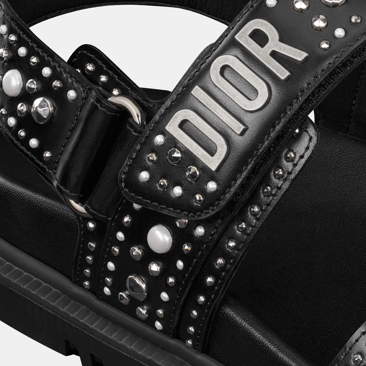 Dior o1bcso1str0226 Dioract Sandal in Black Size US 6 / IT 36 - 5 Thumbnail