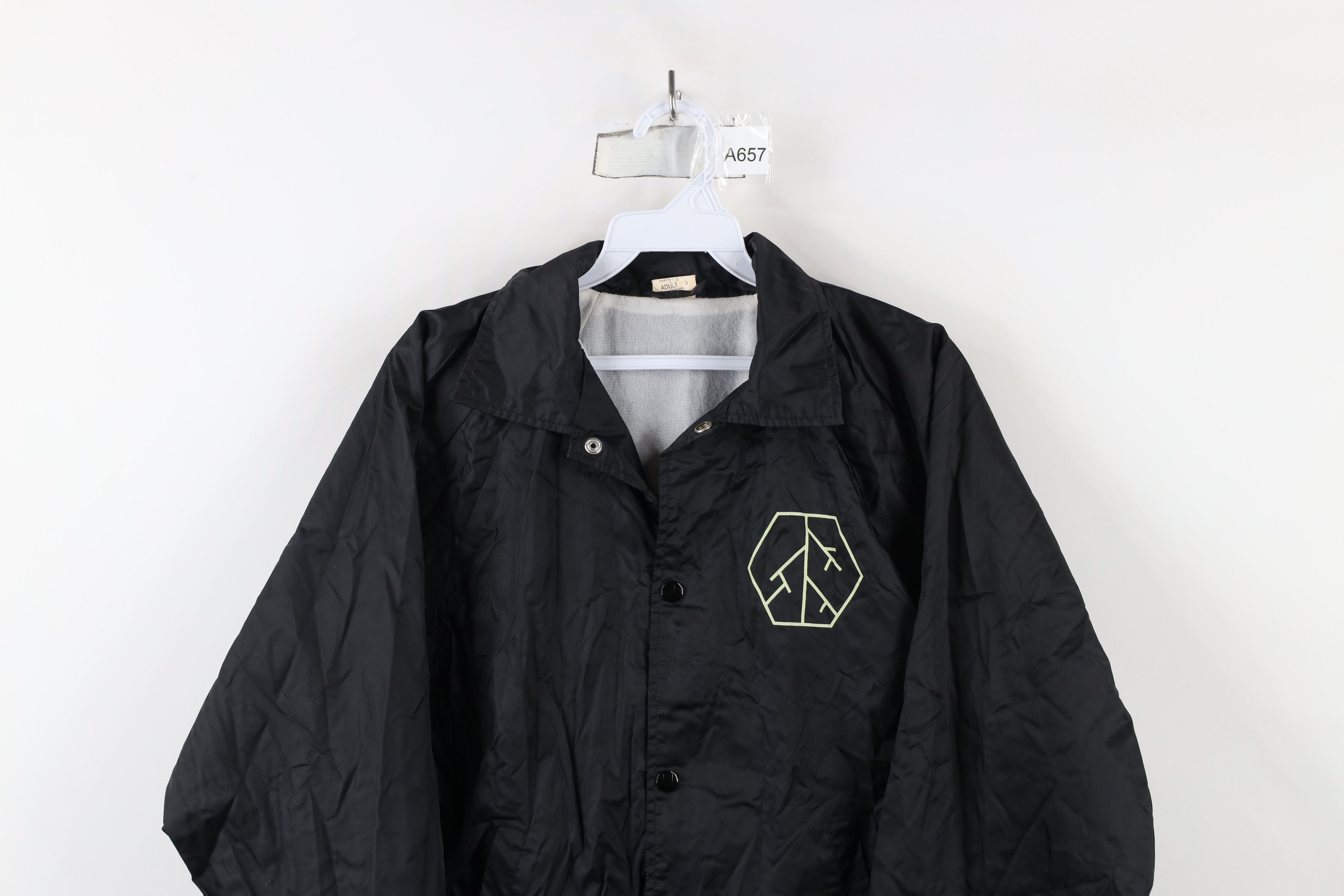 Vintage Vintage Streetwear Roots Cannabis Lined Coach Coaches Jacket Size US S / EU 44-46 / 1 - 2 Thumbnail
