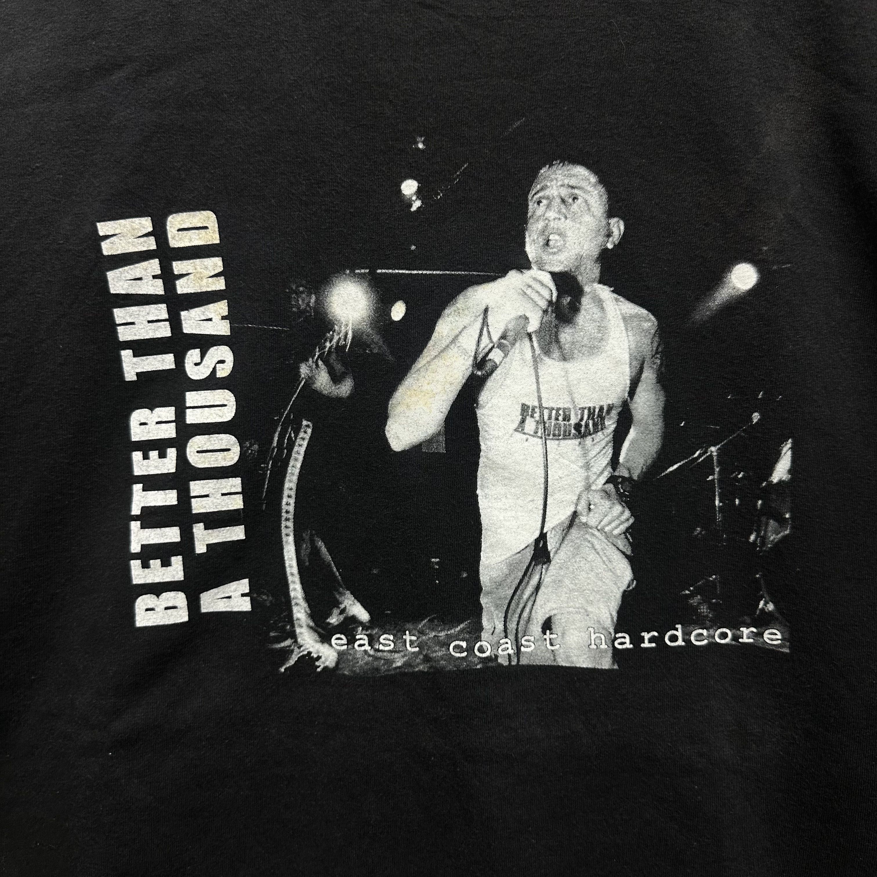 Band Tees BETTER THAN A THOUSAND Vintage 90s Hardcore Shirt Size US XL / EU 56 / 4 - 2 Thumbnail