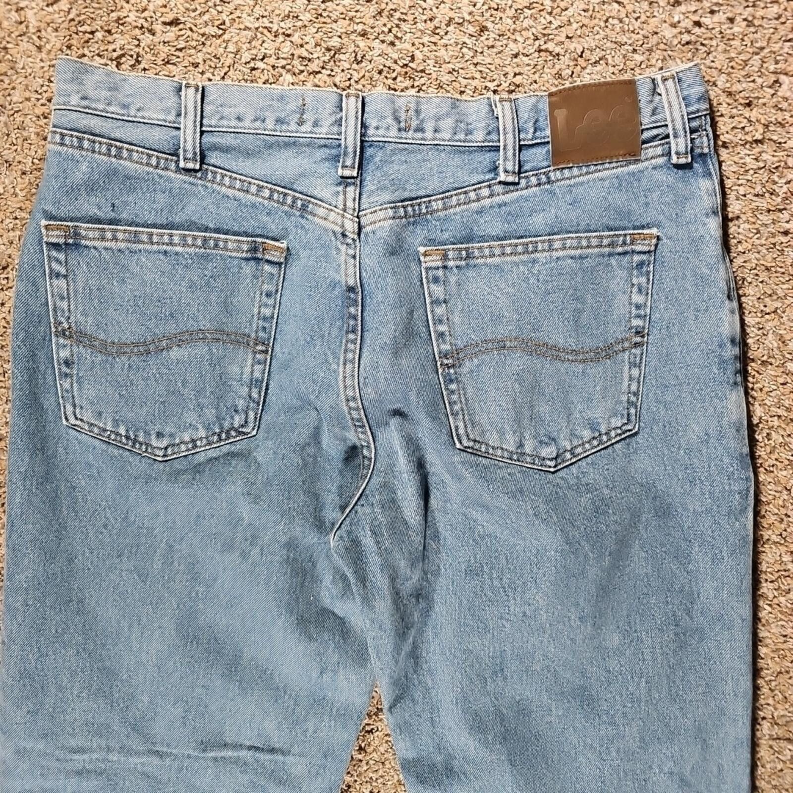 Lee LEE Relaxed Fit Straight Cut 36x32 Jeans Size US 36 / EU 52 - 7 Thumbnail