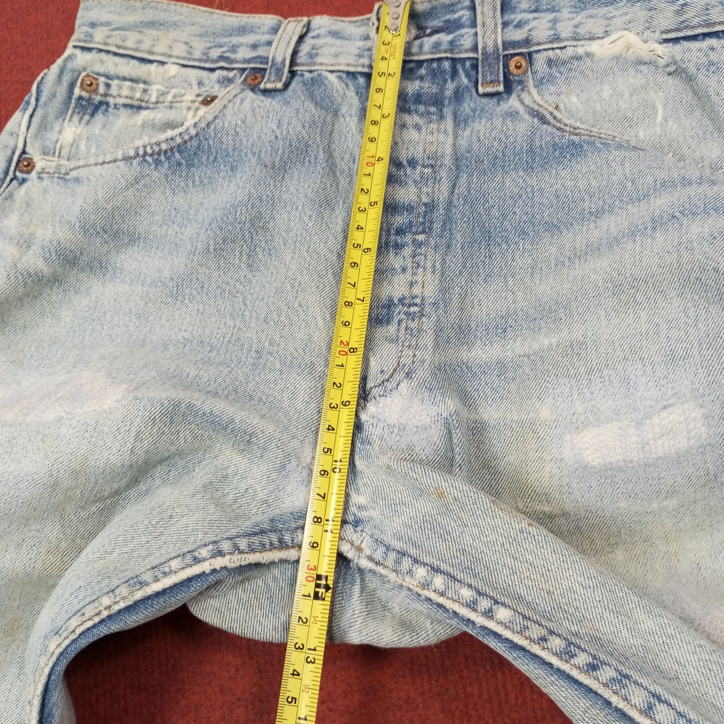 Levi's Levis 501 Made In USA Distressed Jeans c228n23 Size US 30 / EU 46 - 9 Thumbnail