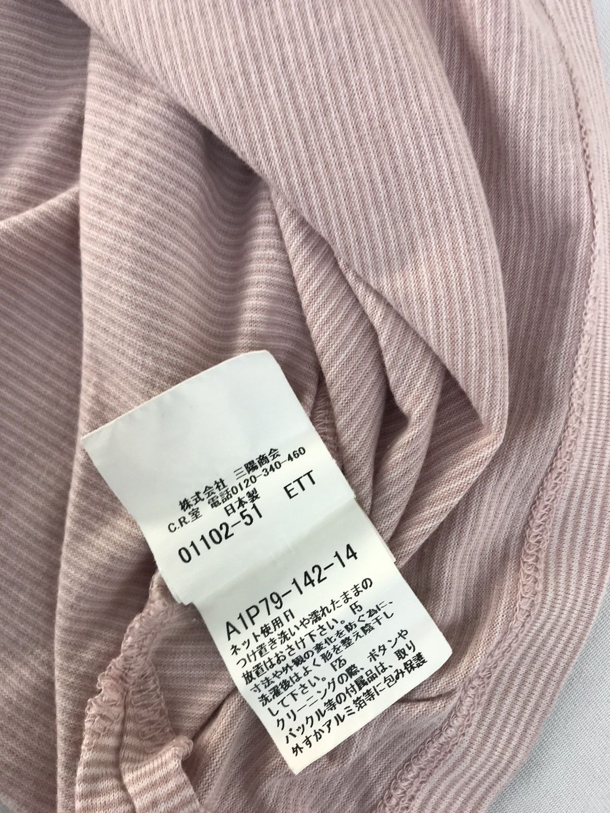 Burberry Burberry London Soft Striped Single Pocket Polo Tee Size US M / EU 48-50 / 2 - 7 Thumbnail
