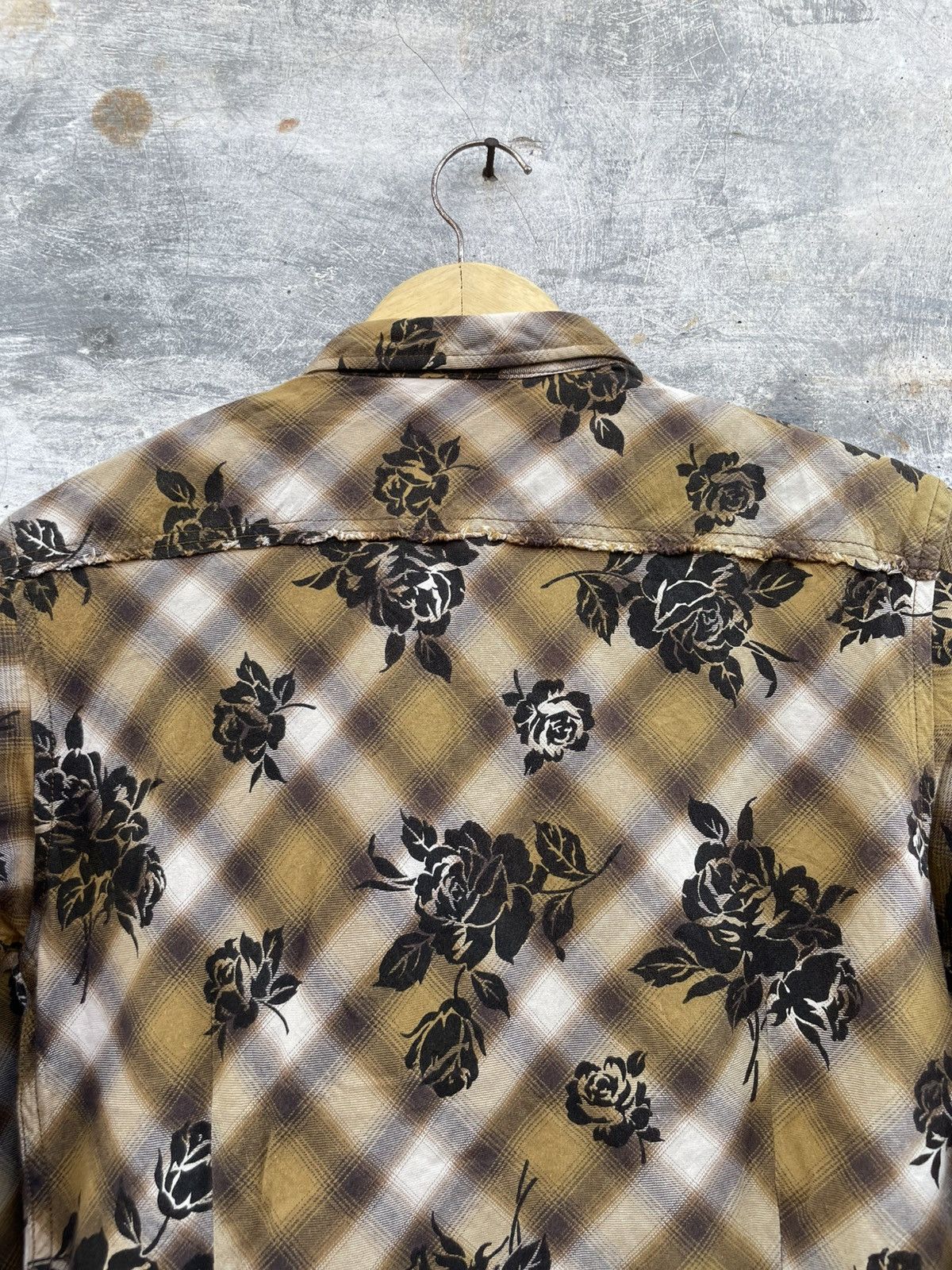 Rare Tornado Mart Flower Printed Button Shirt
