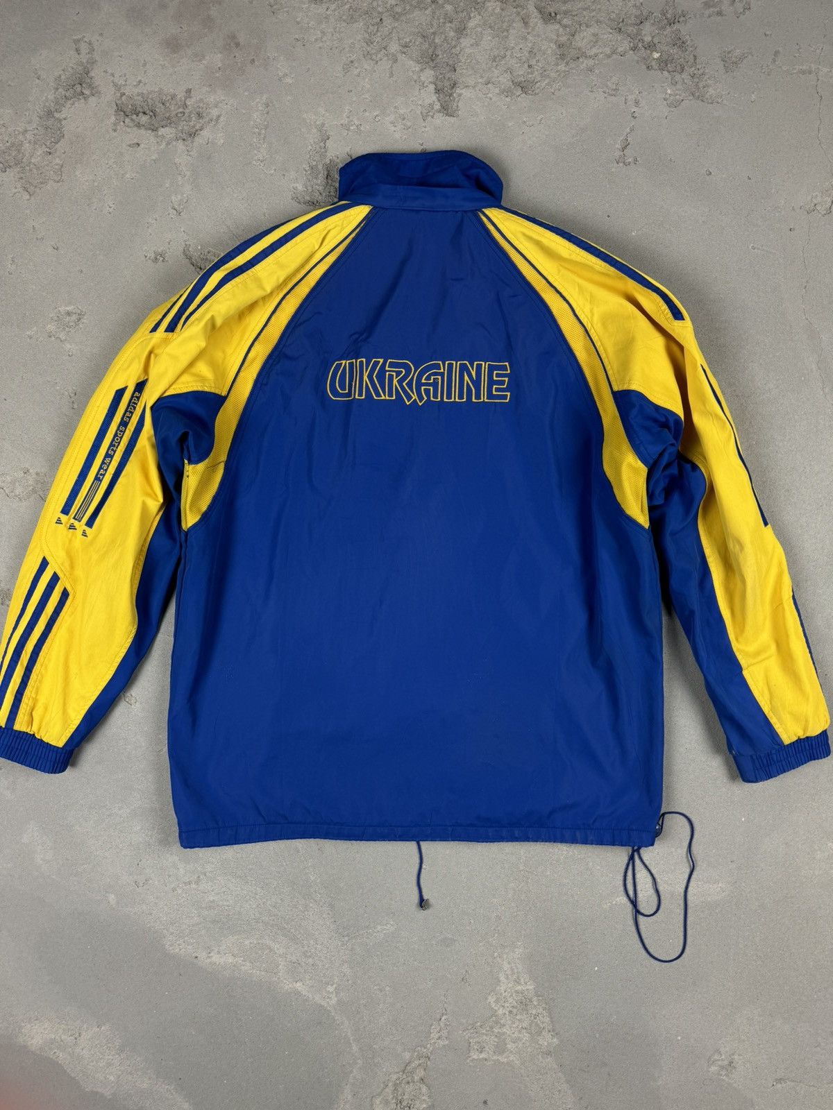 Adidas Vintage Adidas Ukraine Jacket Size US XL / EU 56 / 4 - 4 Thumbnail