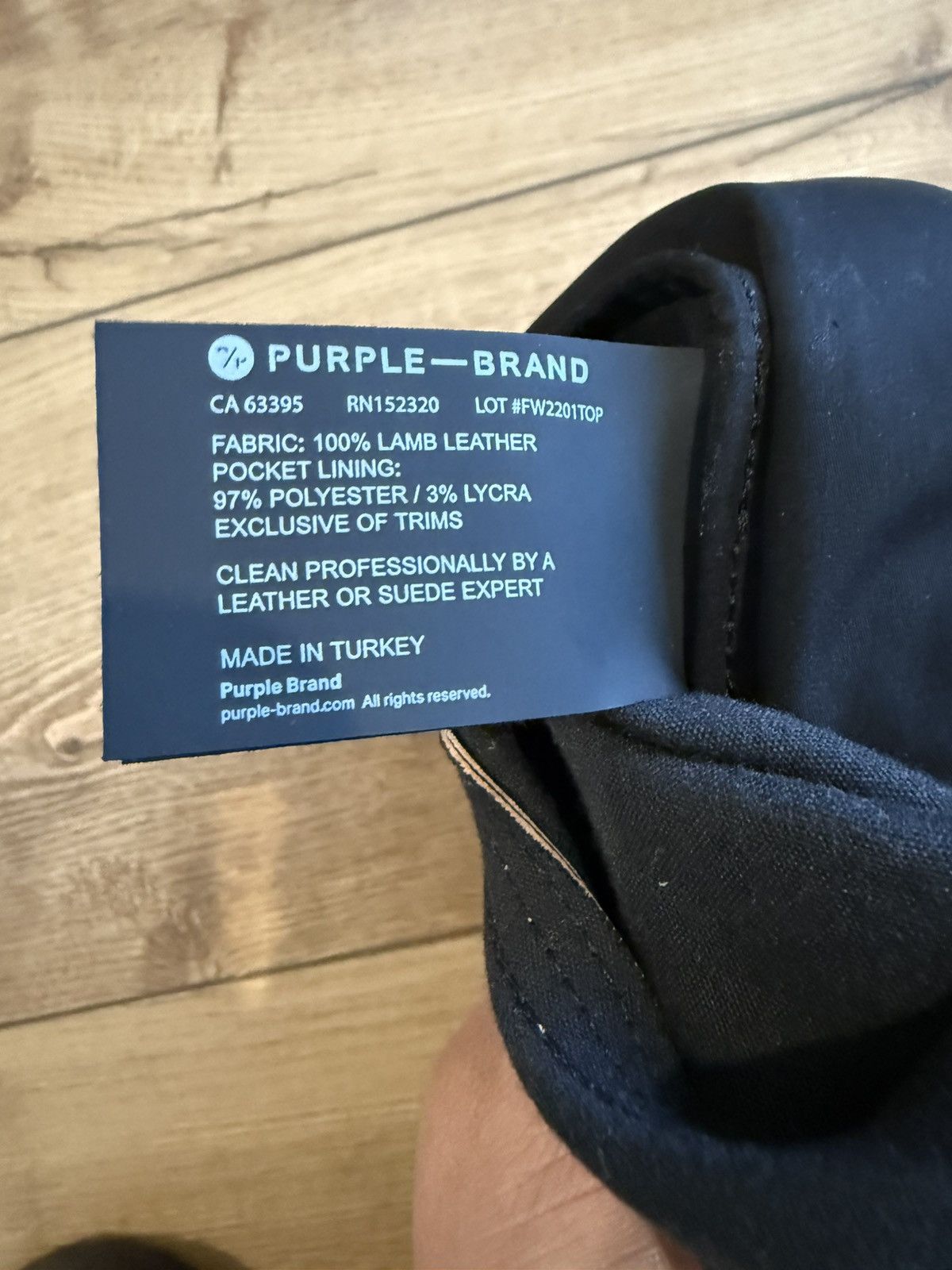 Purple Brand PURPLE BRAND leather pants Size US 40 / EU 56 - 9 Thumbnail