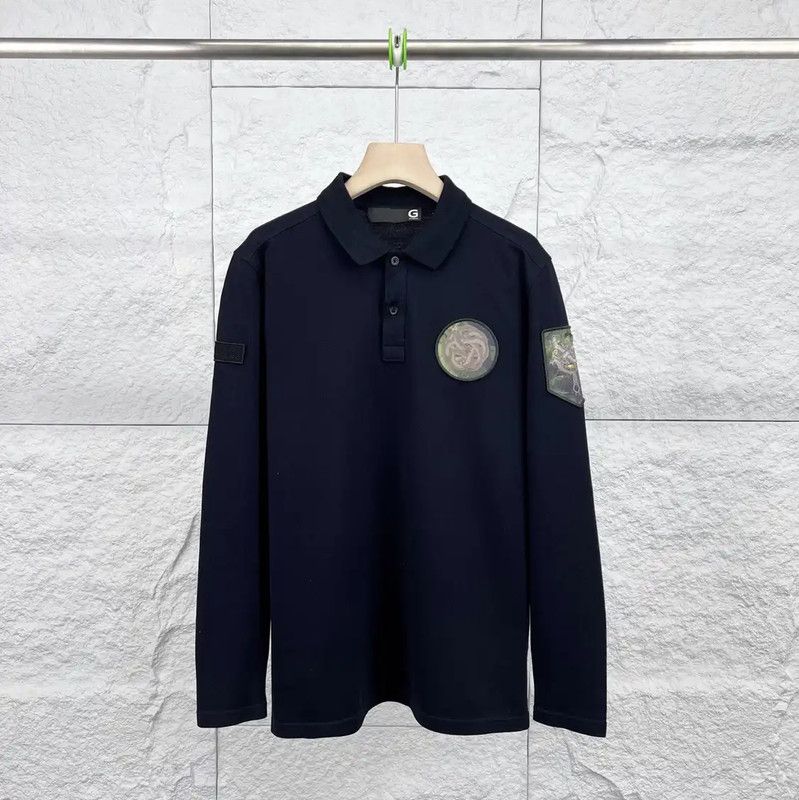 f*y様 GIVENCHY starlongsleevepolo by Ricc Givenchy Givenchy Star Polo Long Sleeve Shirt | Grailed