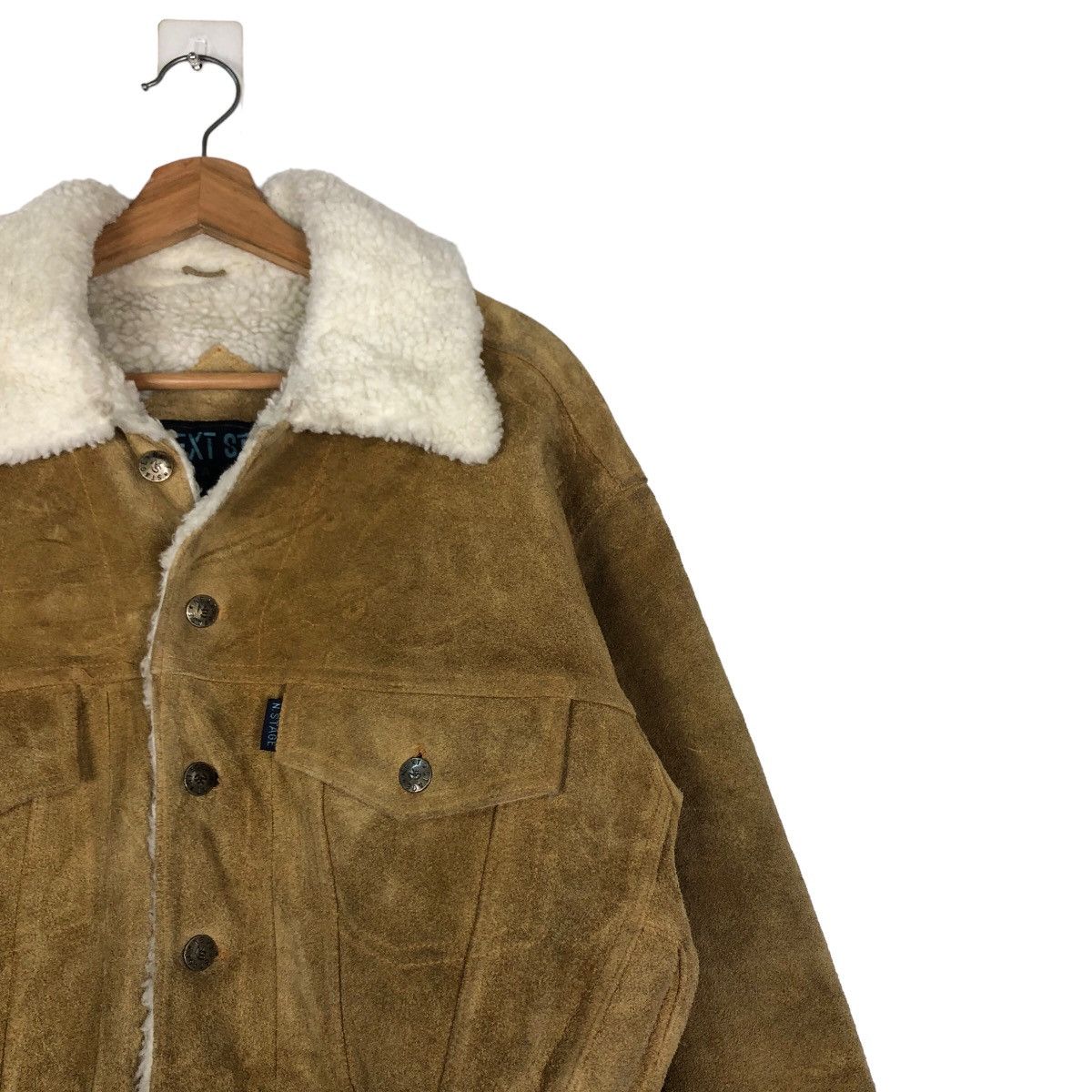 Issey Miyake 🔥Vintage Cropped Biker Leather Jacket Next Stage Sherpa Size US M / EU 48-50 / 2 - 6 Thumbnail