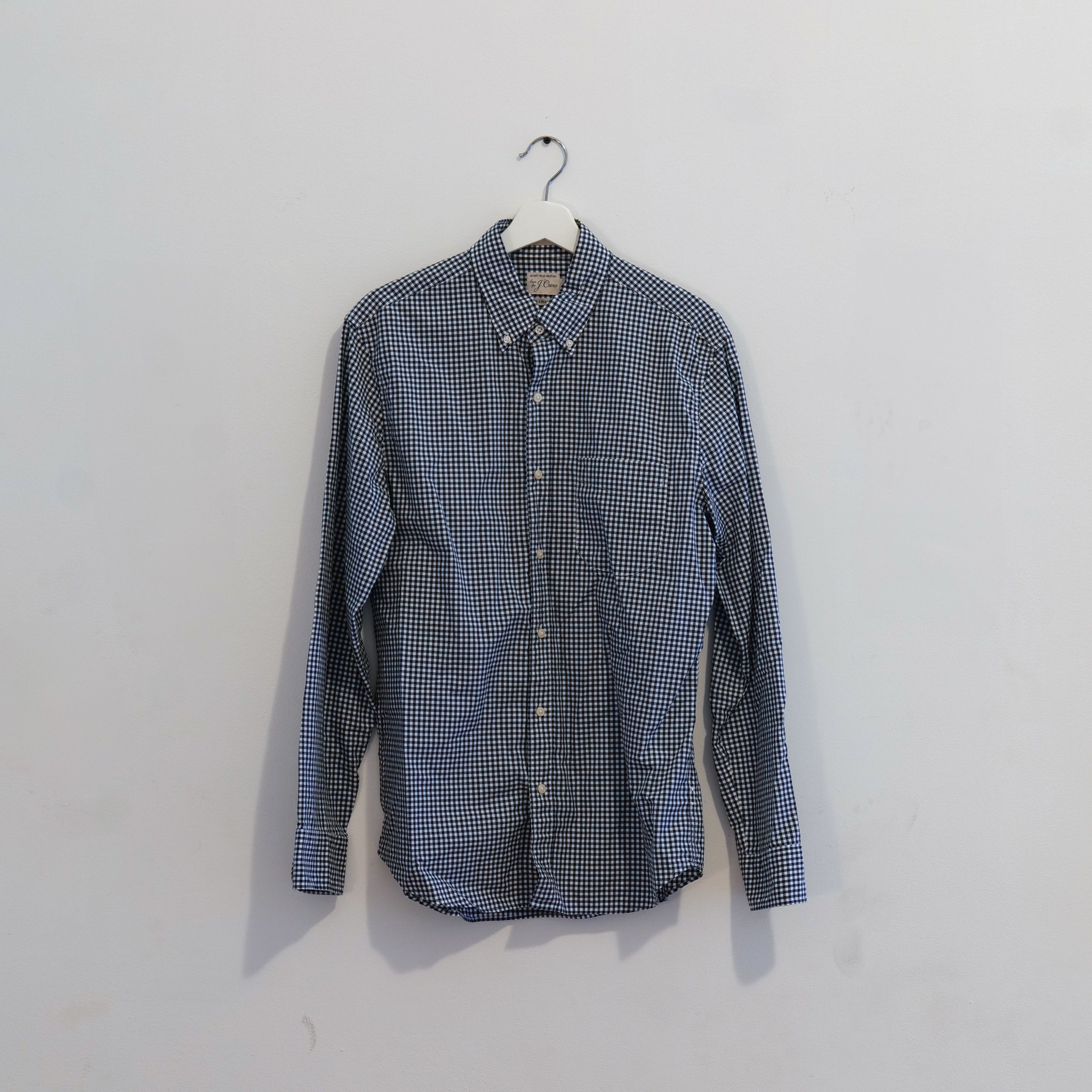J.Crew J. Crew Gingham Secret Wash Button Down Size US M / EU 48-50 / 2 - 1 Thumbnail